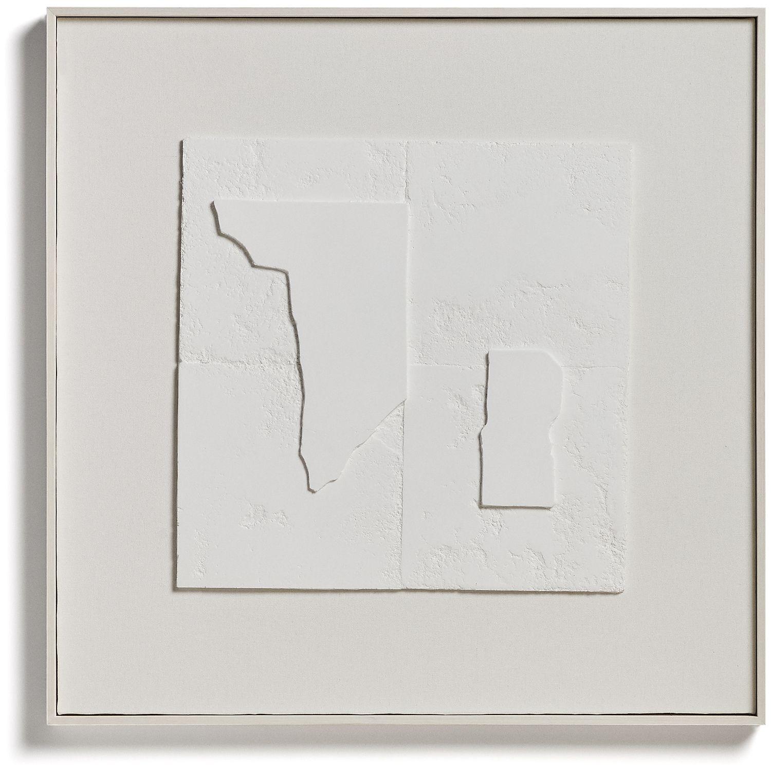 Abstraktes Bild Gadir II weiss 80x80