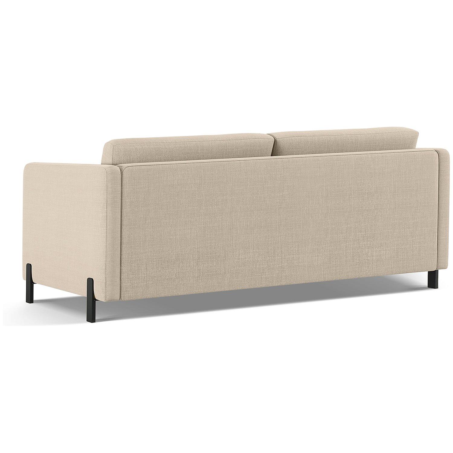 Bettsofa Gloria - Grösse: 182x102x80 - Bezug: Structured Fabric (Bjorn), Beige