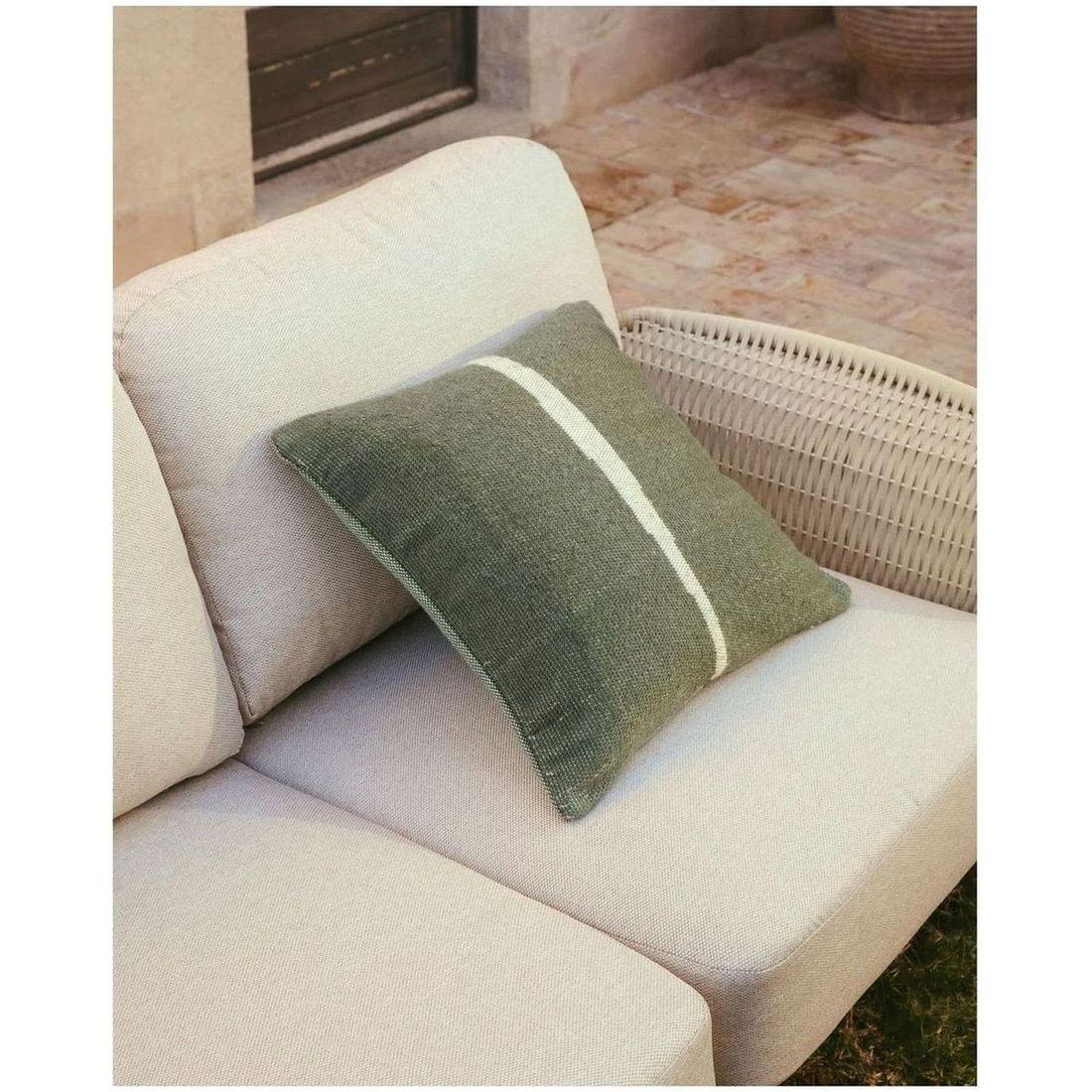 Gartensofa 2-Sitzer Alipa Akazienholz massiv Seil ecru 165