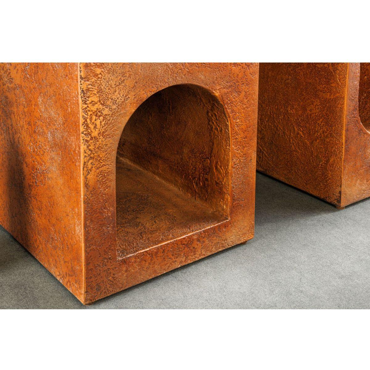 Konsole Abstrakt Beton rostig 120