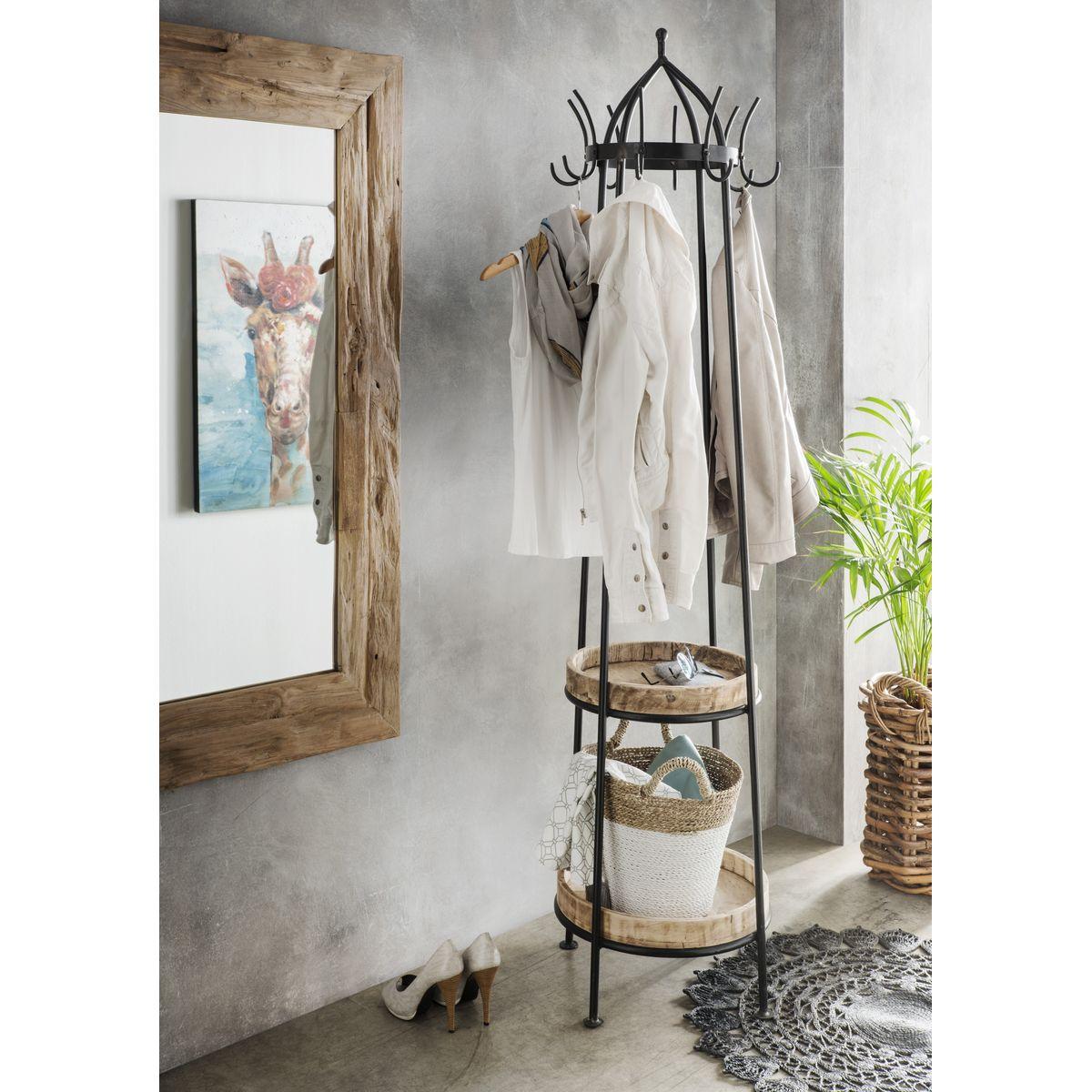 Garderobenständer Vintage Industrial Mango Metall 185