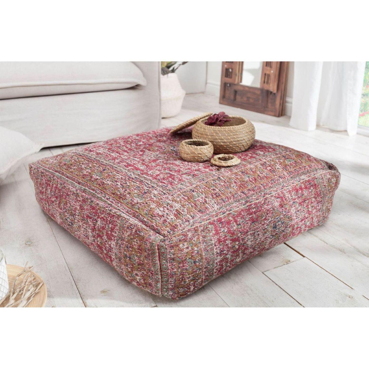 Bodenkissen Old Ornament 70x70 rot