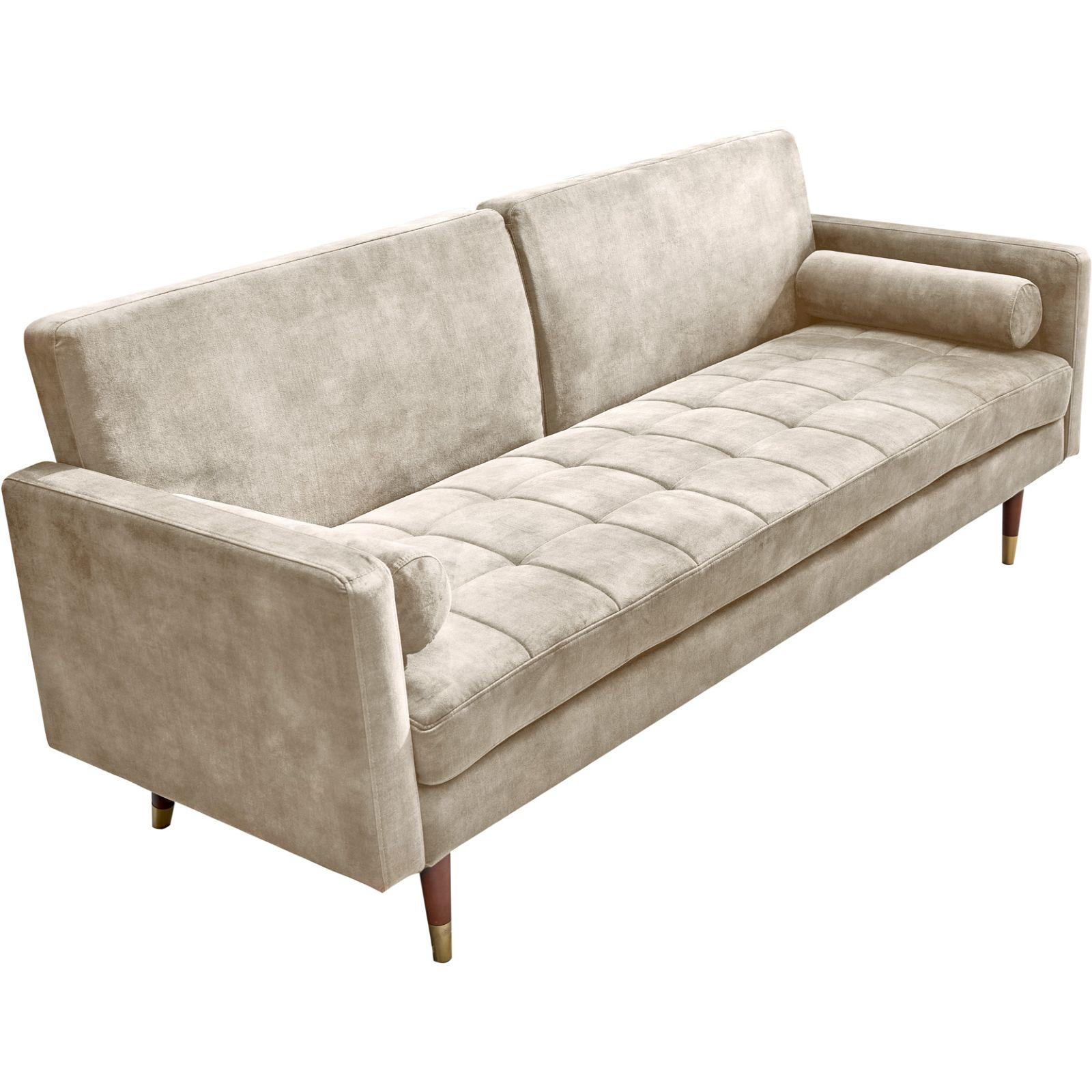 Bettsofa Cona Samt Champagner 195
