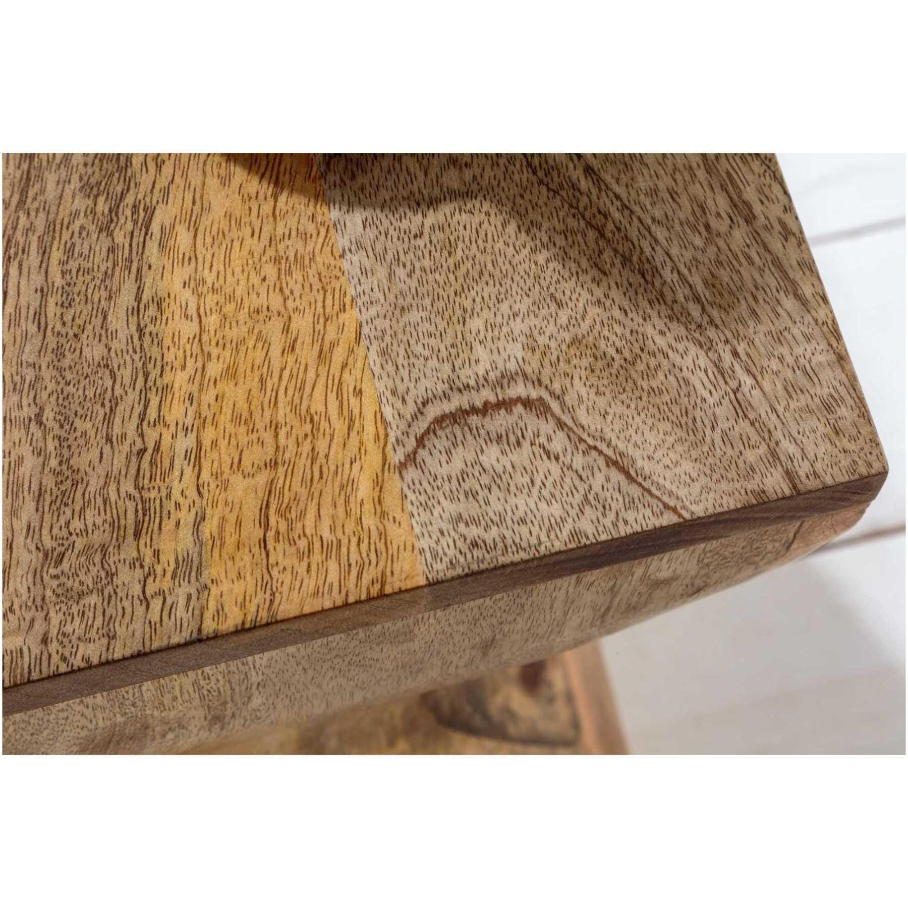 Beistelltisch Twist Mangoholz Vintage 30x30