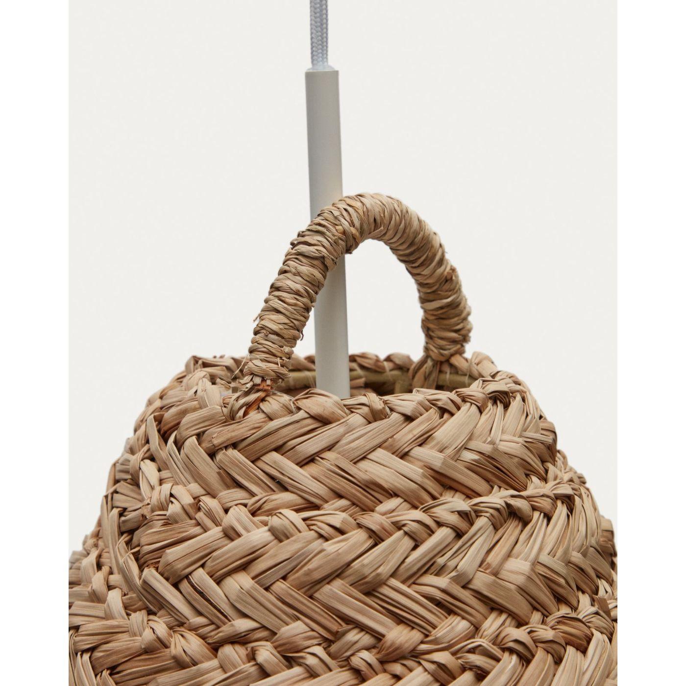 Fonteta Lampenschirm für Pendelleuchte aus Naturfasern mit natürlchem Finish Ø 40 cm