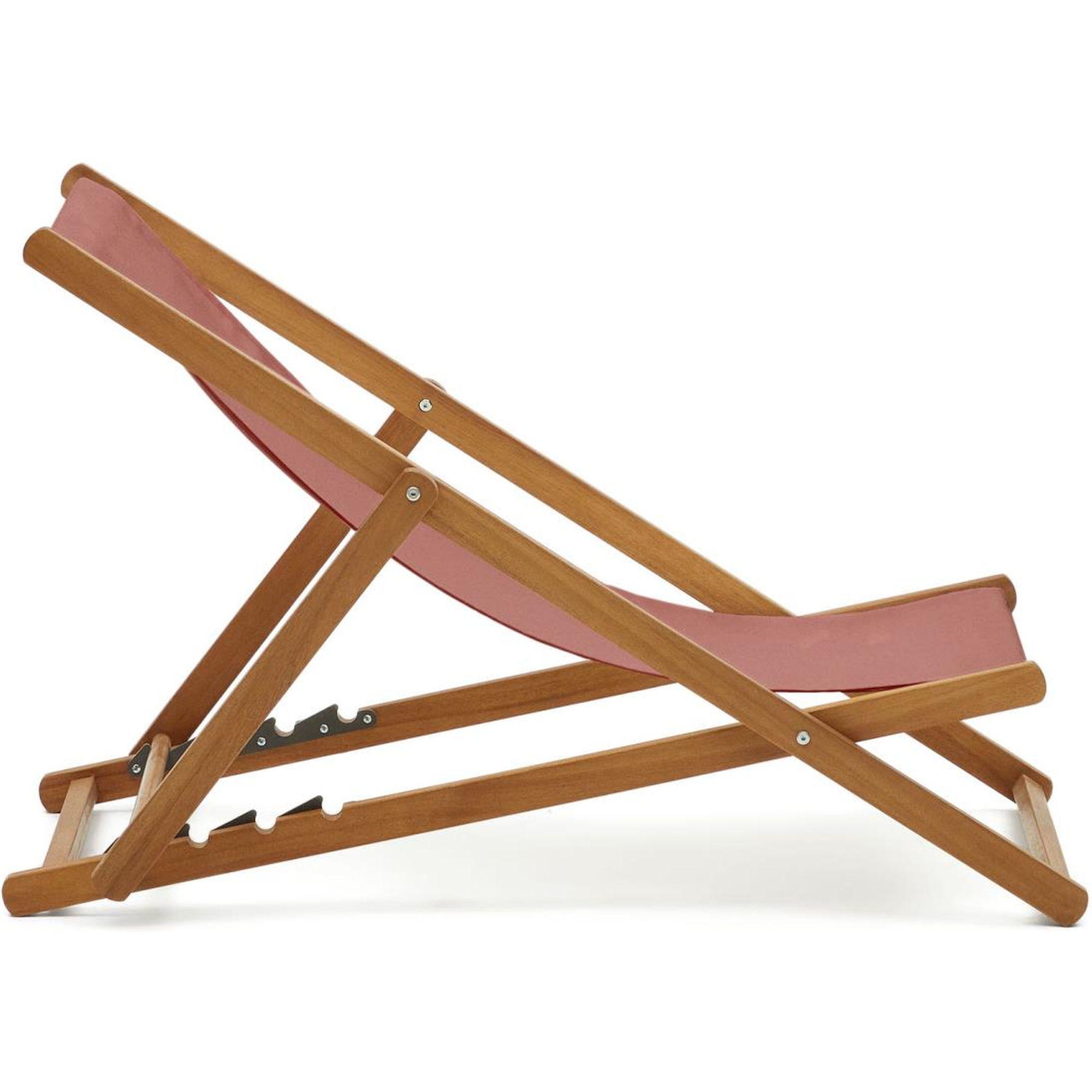 Liegestuhl Lounger terrakotta (verstellbar)