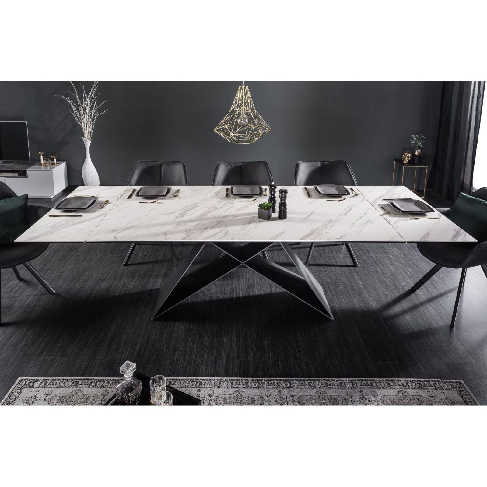 Ausziehtisch Italia2 180-260 Keramik Marmor-Optik