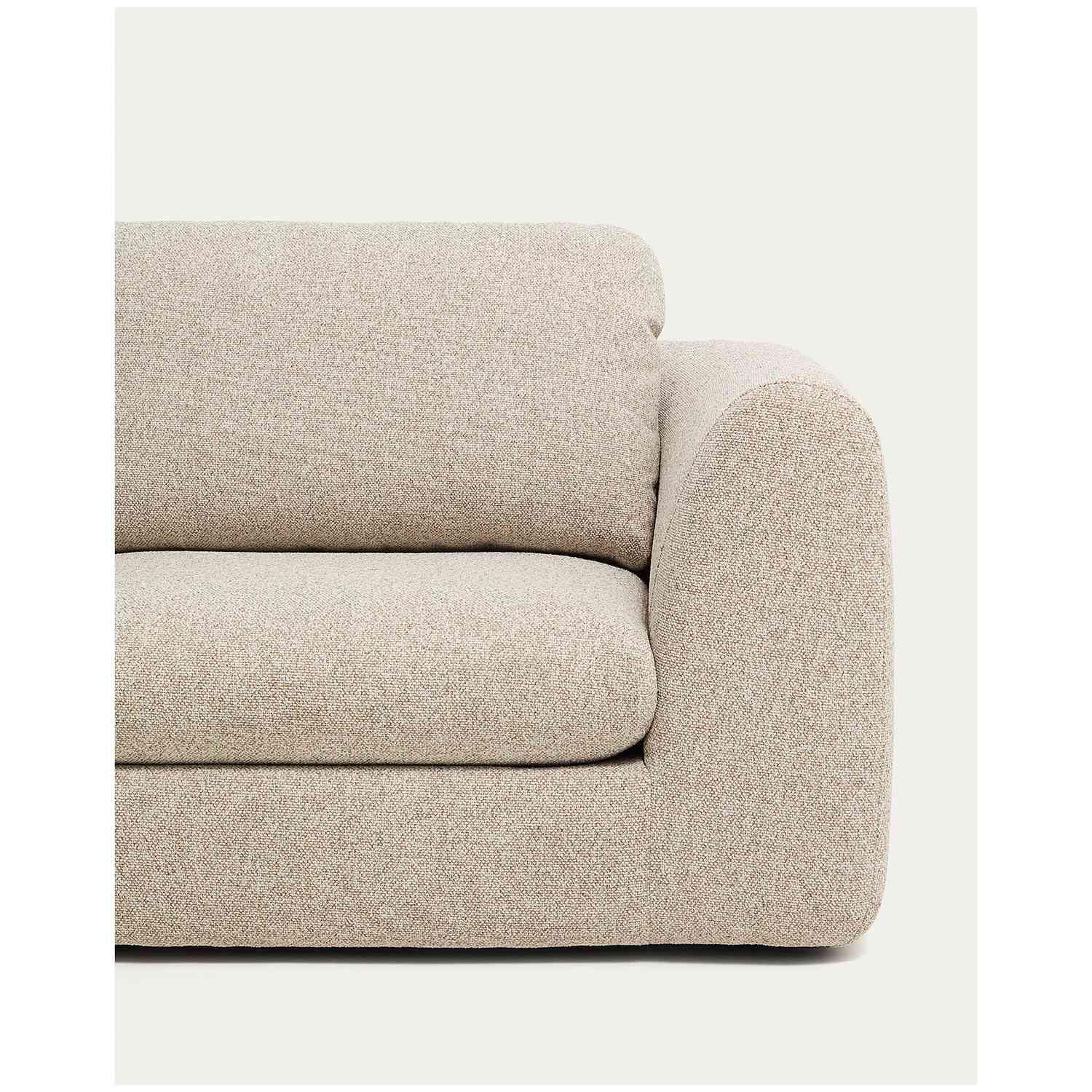 3-Sitzer Sofa Vera mit Chaiselongue links in Beige 232x176 FSC Mix Credit