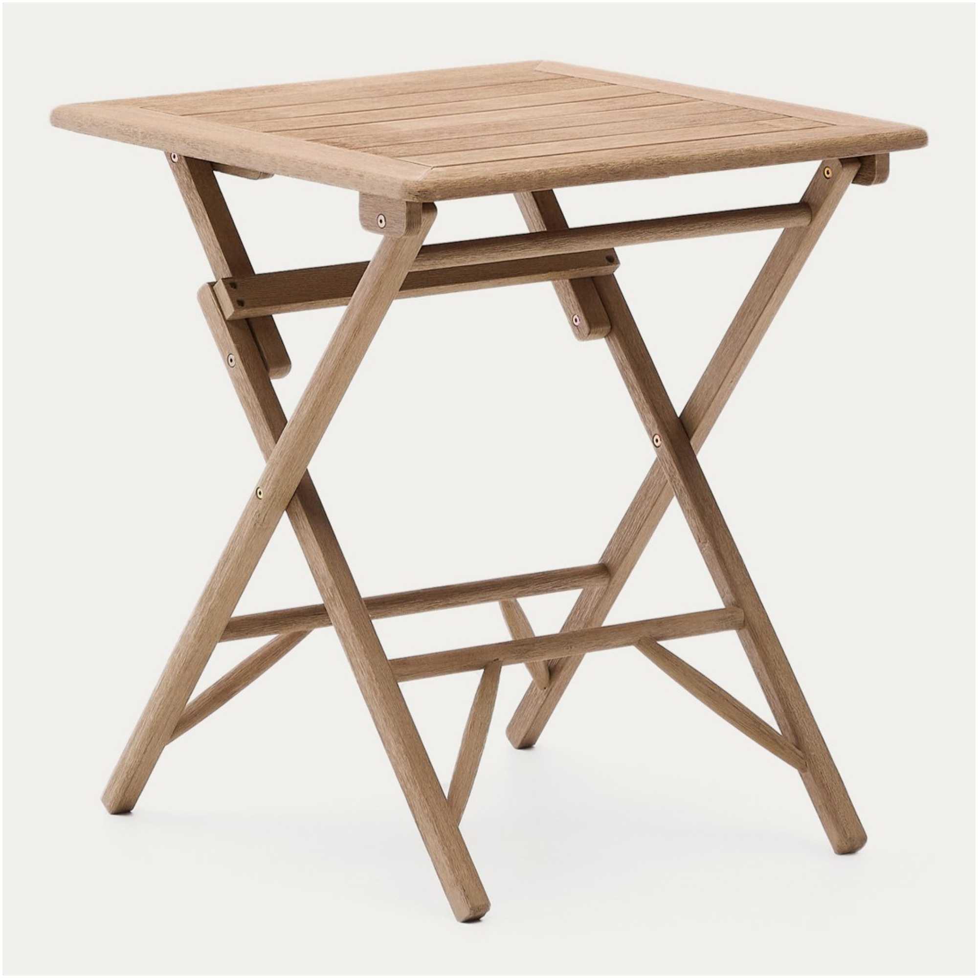 Garten Klapptisch Dandara aus massivem Akazienholz 66x66 FSC 100 %