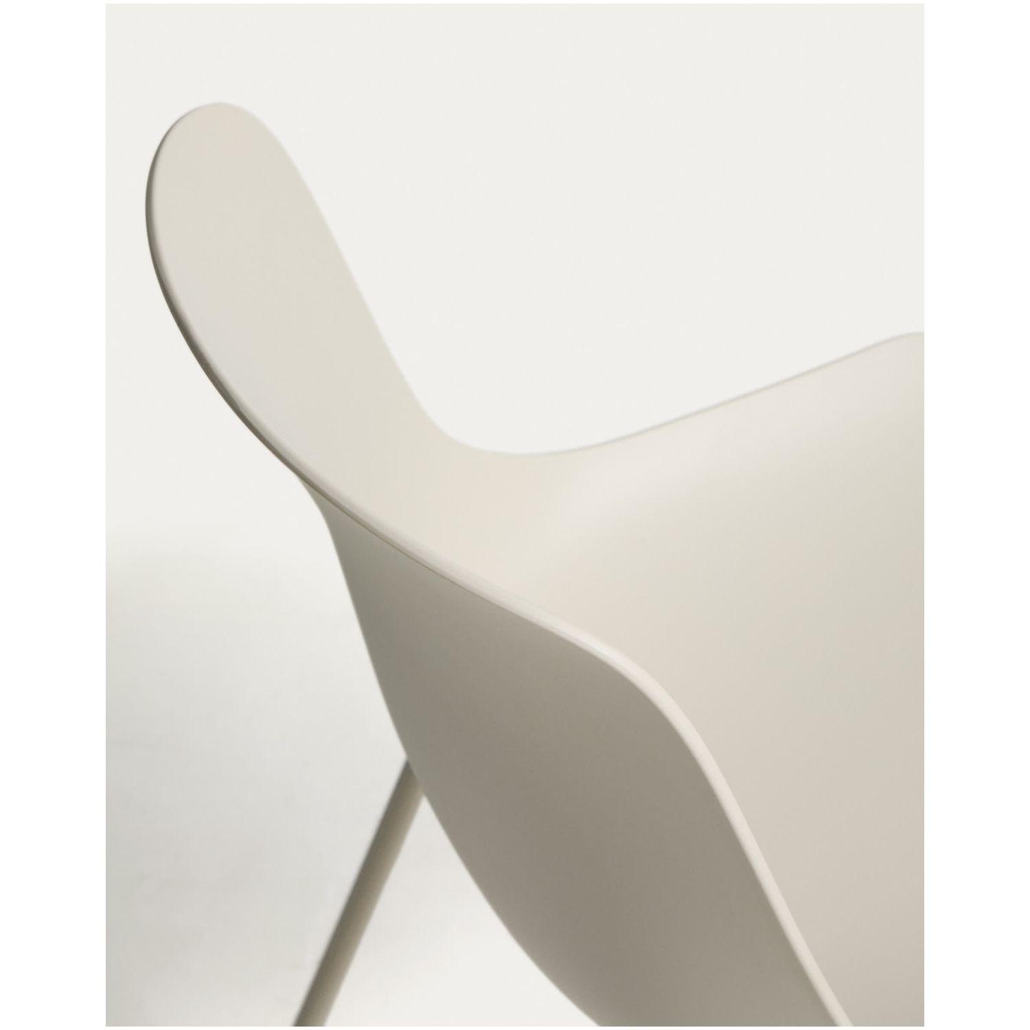 Esszimmerstuhl Altea Kunststoff Stahl beige
