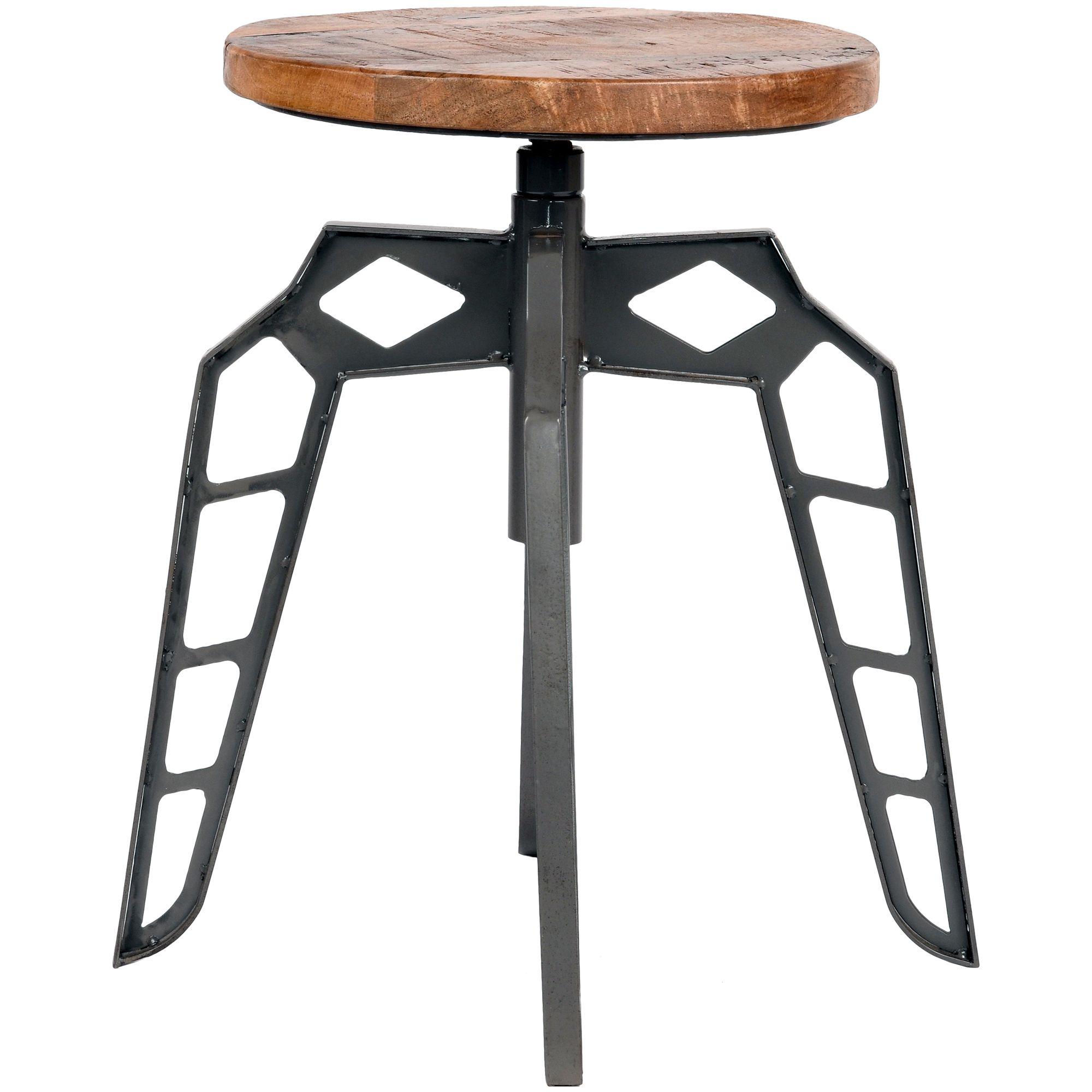 Hocker Iron Spider Grau 35x35