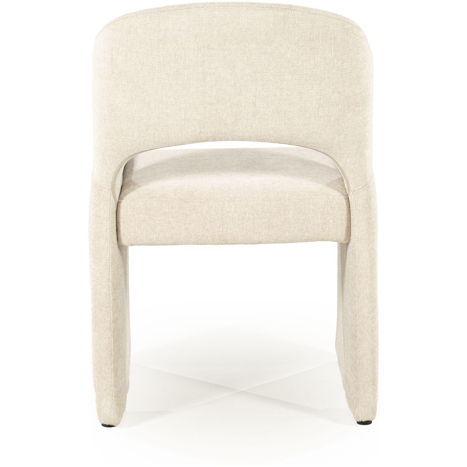 Design Polsterstuhl Serene Stoff beige