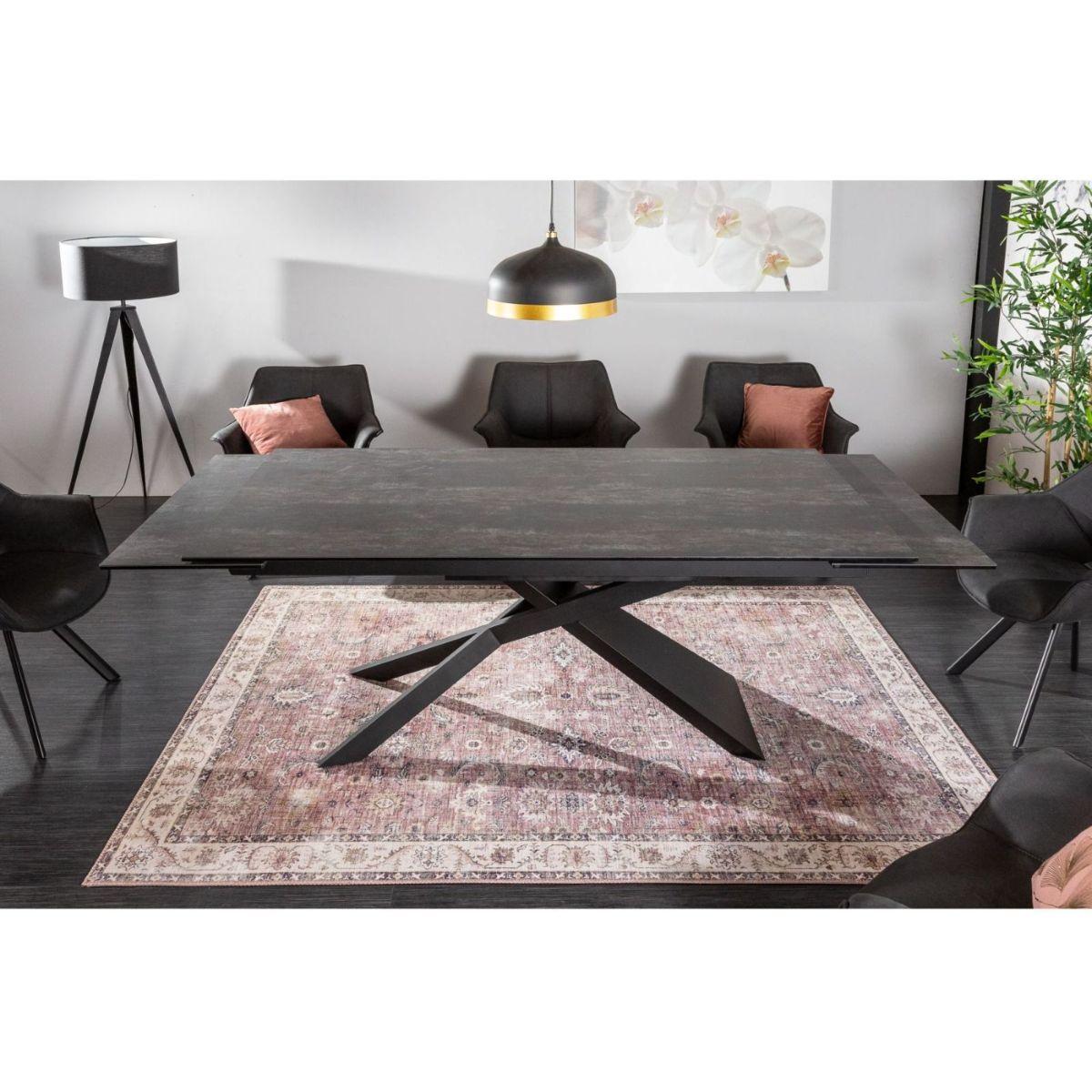 Ausziehtisch Italia4 180-220-260 Keramik Lava-Optik