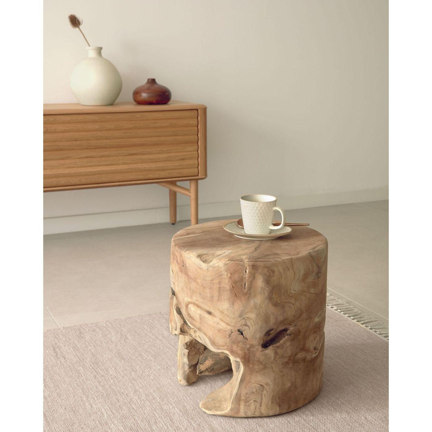 Beistelltisch Tropicana Teakholz Unikat 35x35