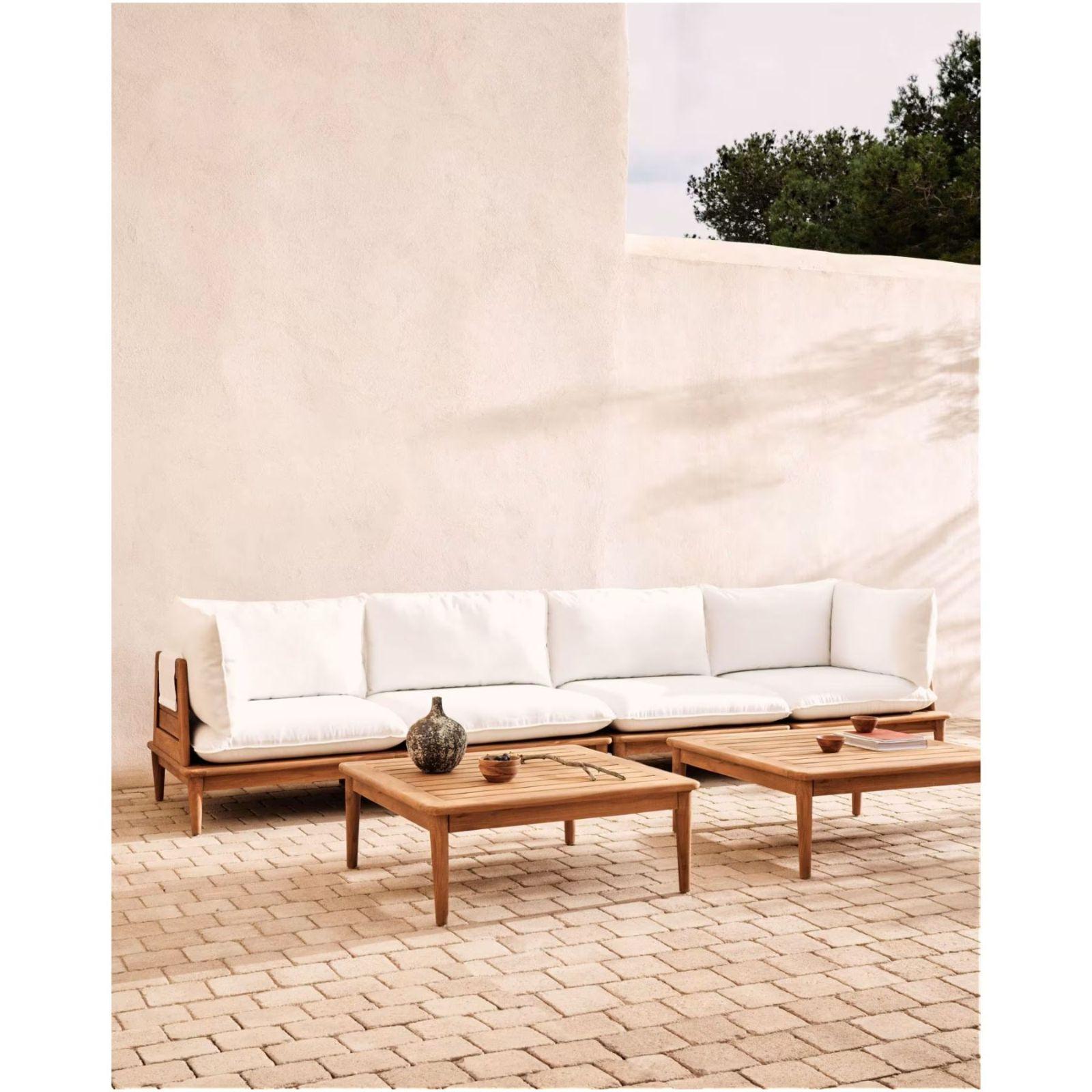 Gartenlounge Portitxol Teakholz massiv (6-teilig)