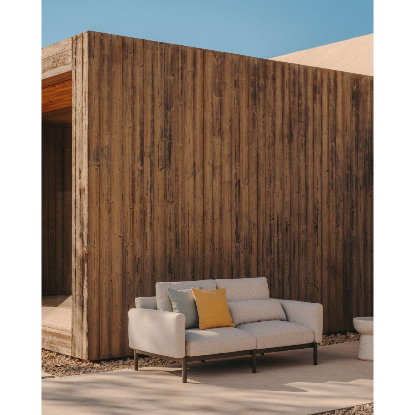 Garten Nierenkissen Sorells beige 75 x 28 cm