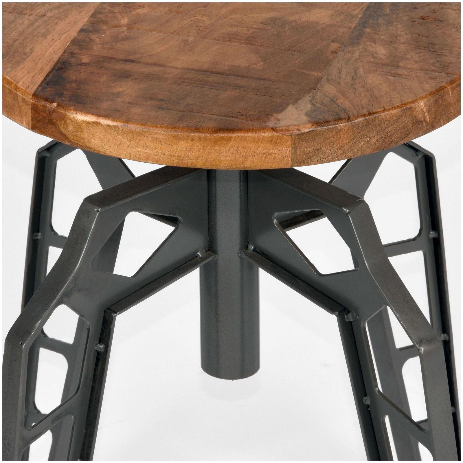 Hocker Iron Spider Grau 35x35