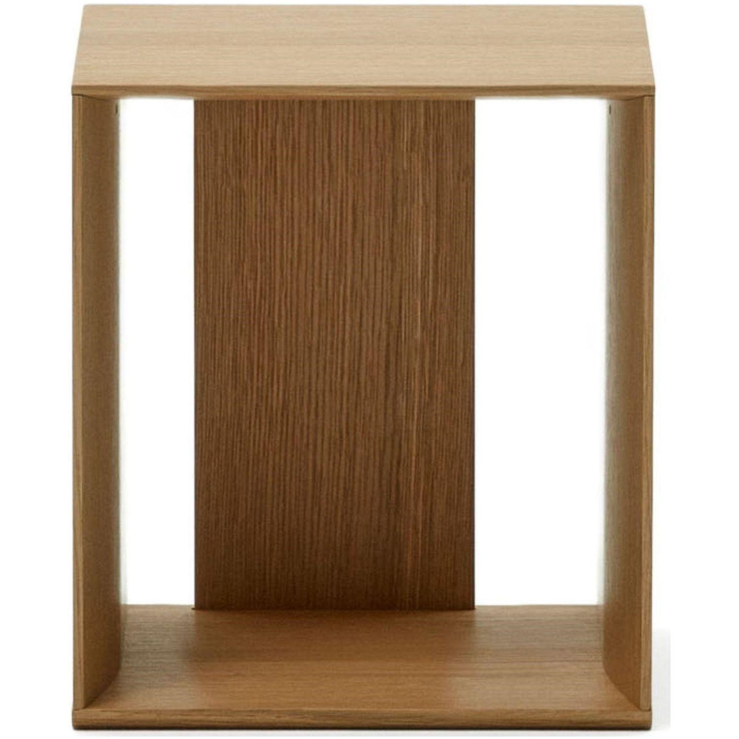 Litto kleines Regalmodul aus Eichenfurnier 34 x 38 cm