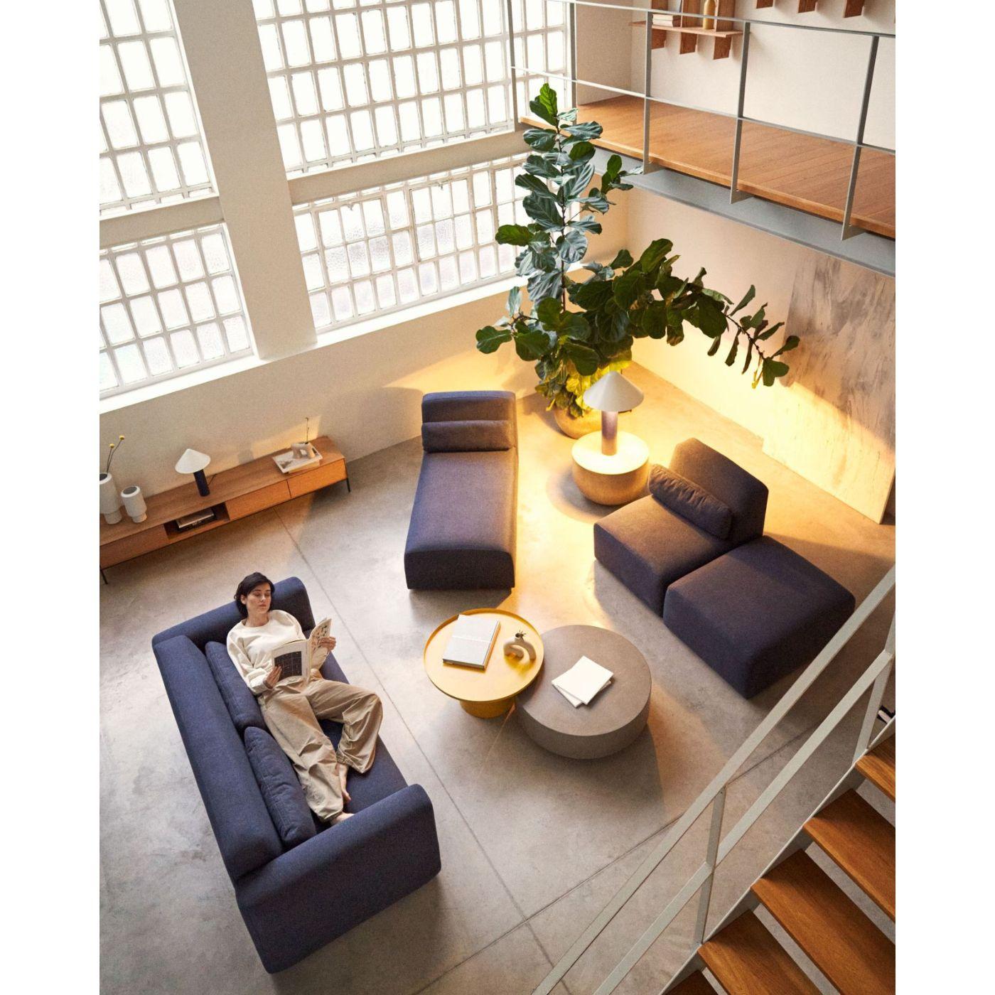 Neom Chaiselongue Modul in Blau 152 x 75 cm