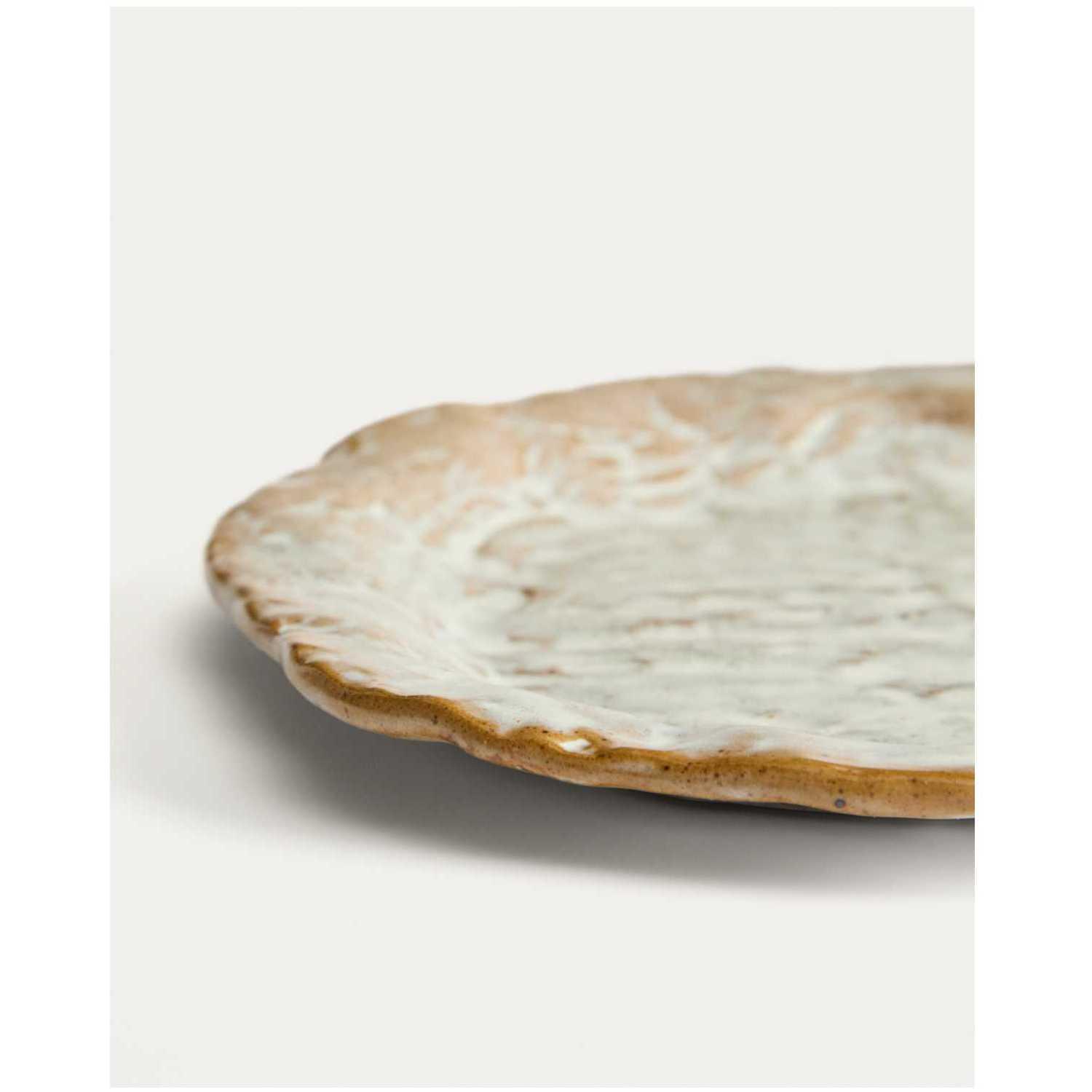 Dessertteller Alenia aus grauer Keramik