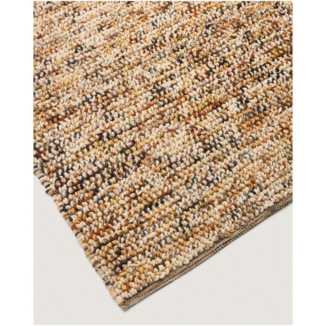 Bouclé-Wollteppich Elanis mehrfarbig 160x230