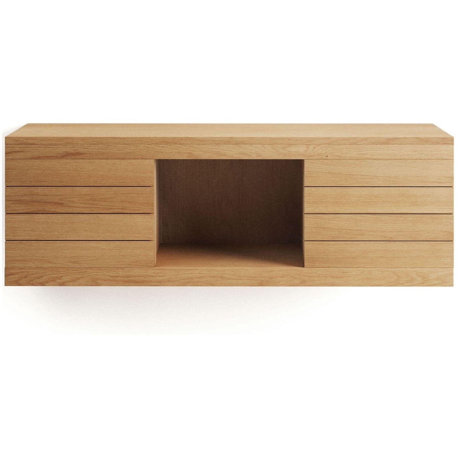 Badezimmermöbel Yenit aus massivem Teakholz natur 120x45