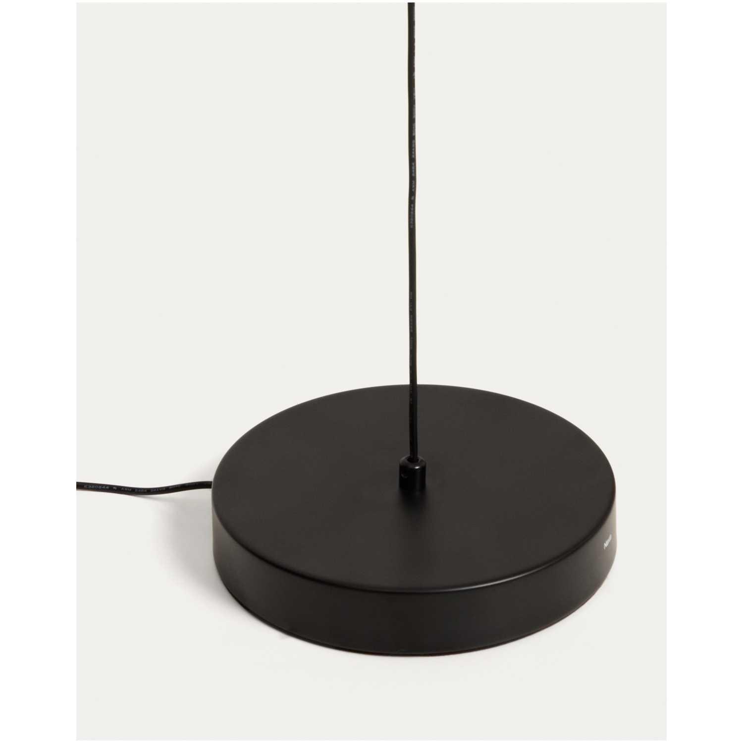Deckenleuchte Bow aus schwarzem Aluminium Ø 16 cm