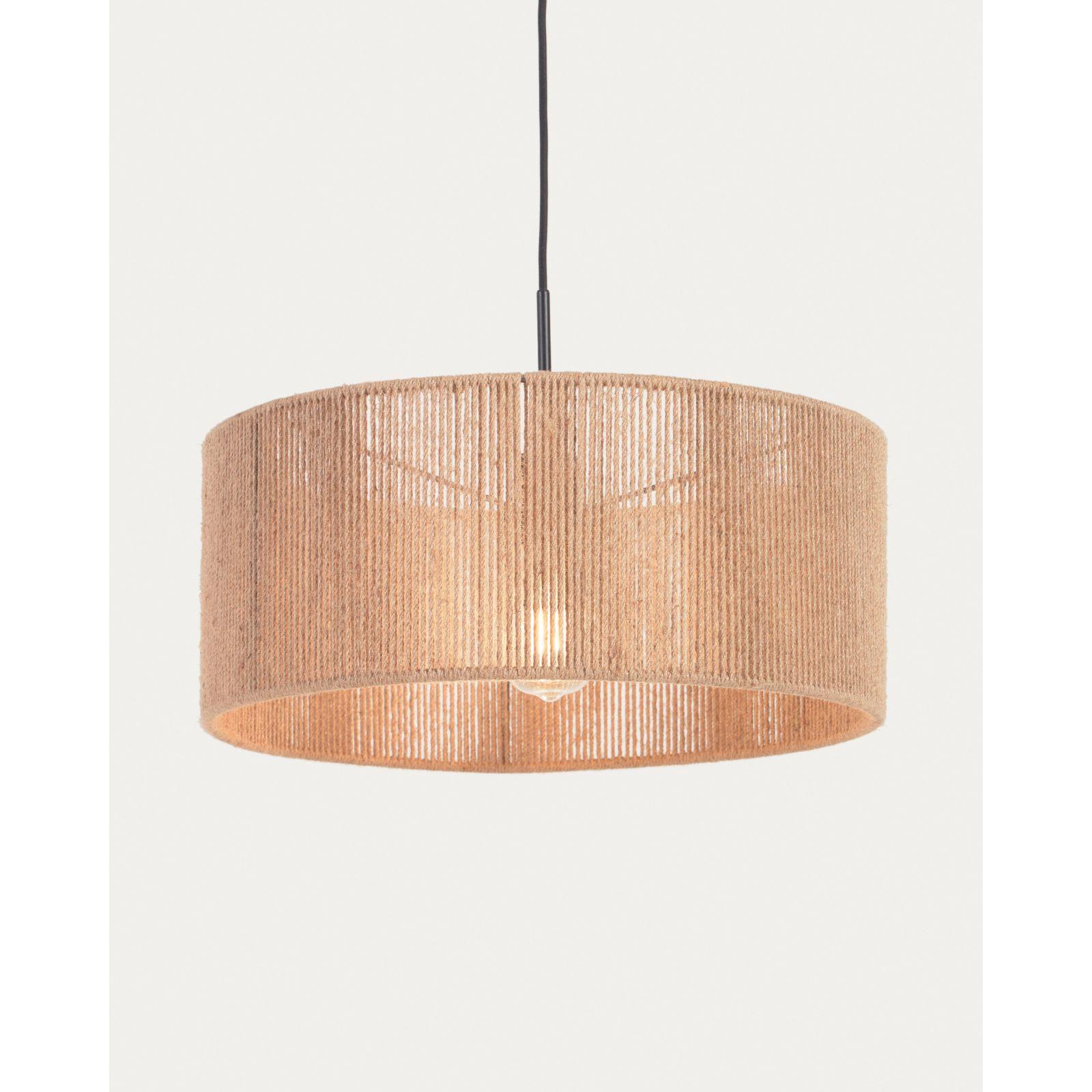Crista Lampenschirm für Deckenlampe aus Jute natur Ø 47 cm