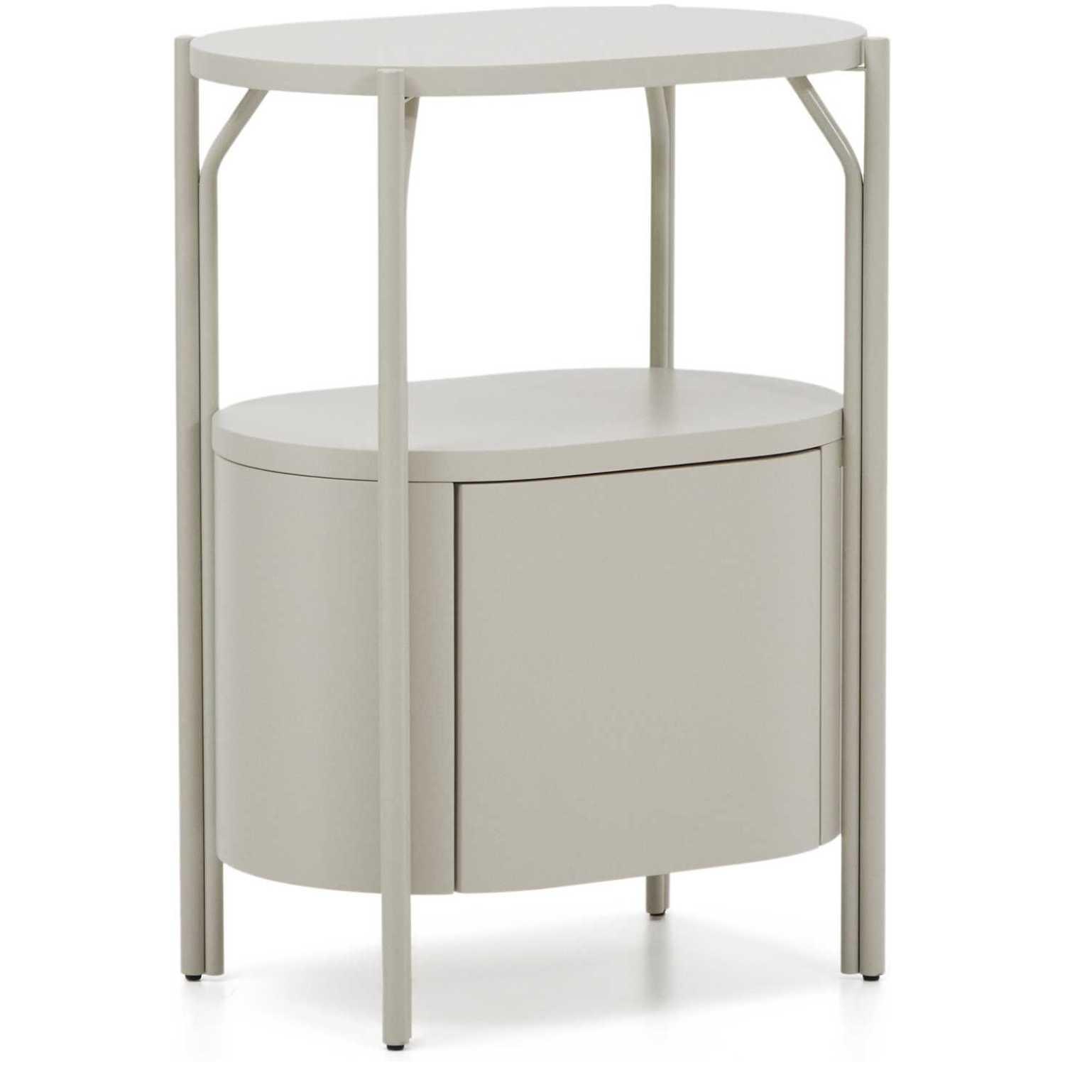 Badezimmermöbel Arely mit Stahlgestell und weiss lackiertem MDF 60x40