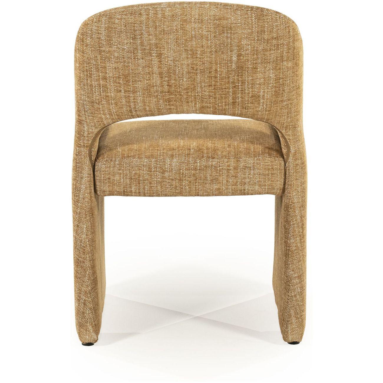 Design Polsterstuhl Serene Stoff mustard gelb