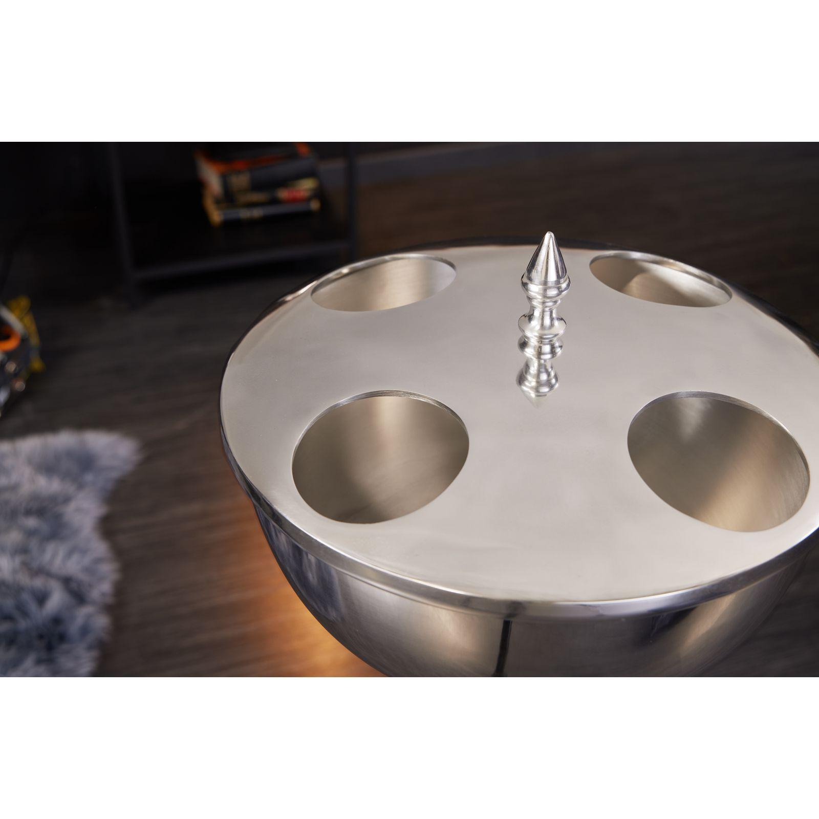Weinkühler Sektkühler Bistro Aluminium silber 81cm (auf Ständer)