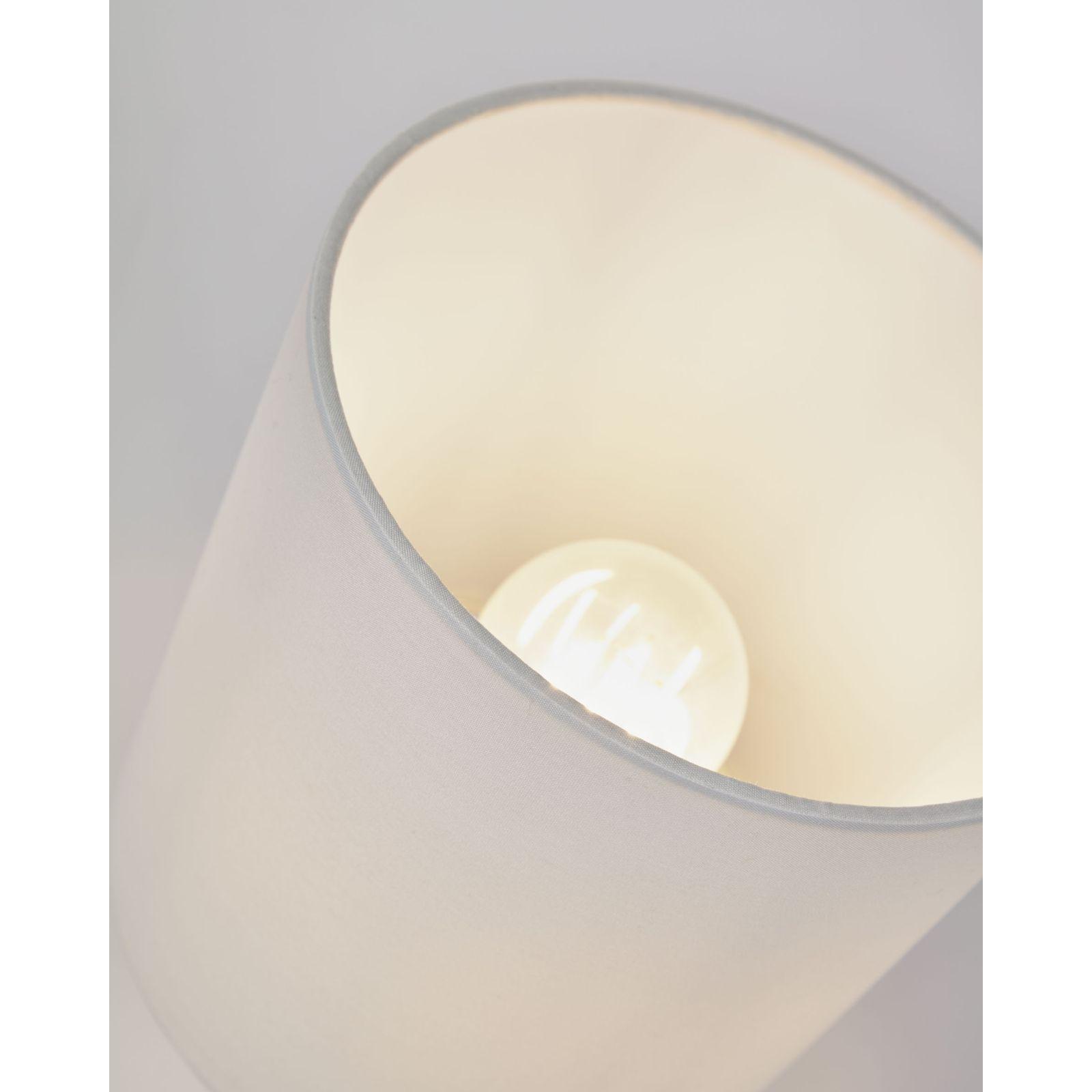 Eshe Tischlampe aus Keramik in der Farbe Terrakotta und weiss