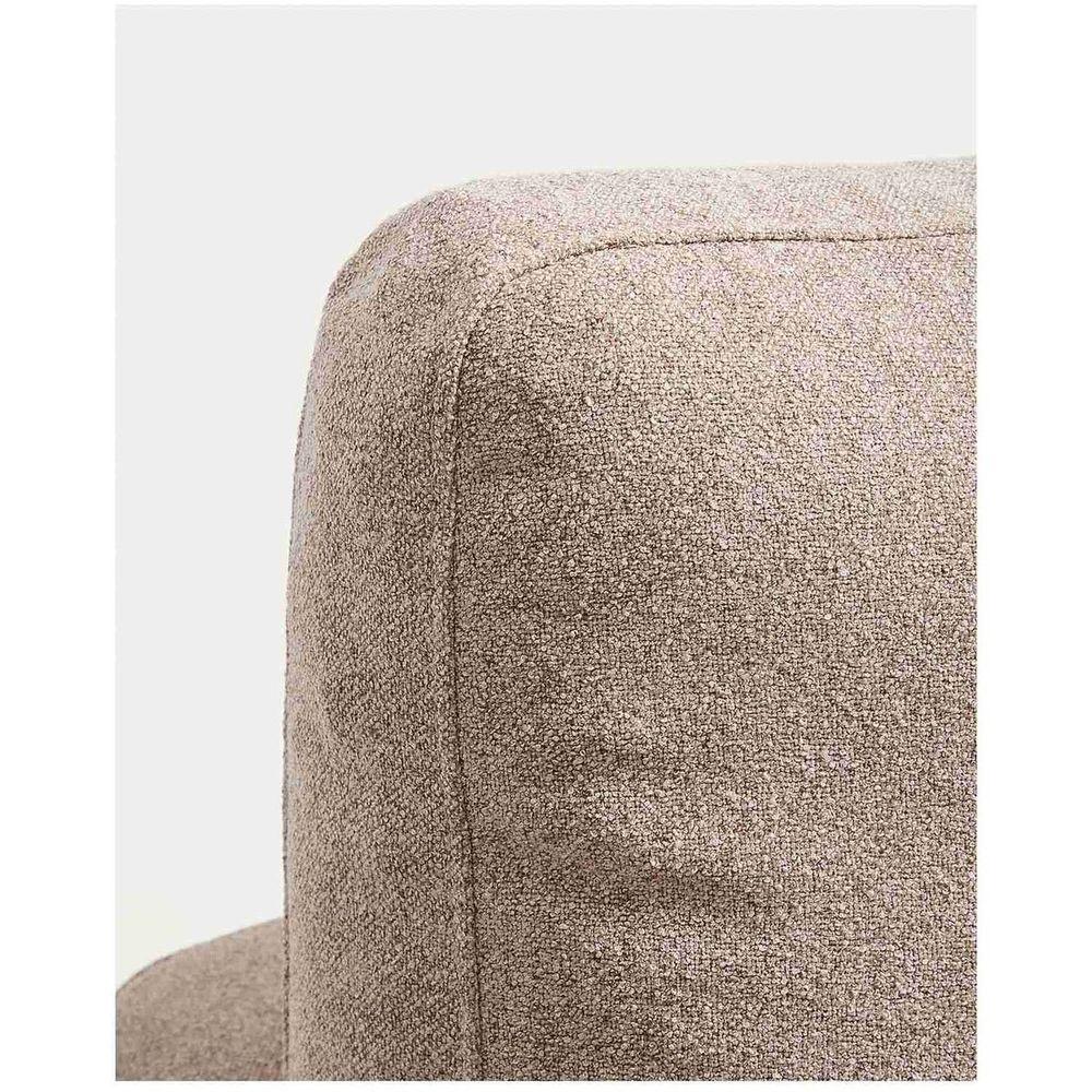 3-Sitzer-Sofa Gala aus Microbouclé mit doppelter Chaiselongue in Beige FSC Mix Credit 210x193