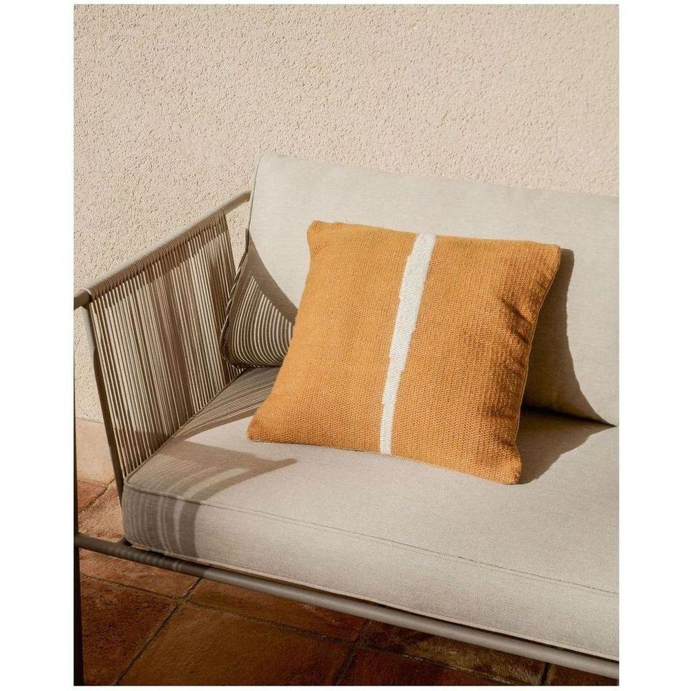 Kissenbezug Daila mit Ikat-Muster 100% PET orange 50x50
