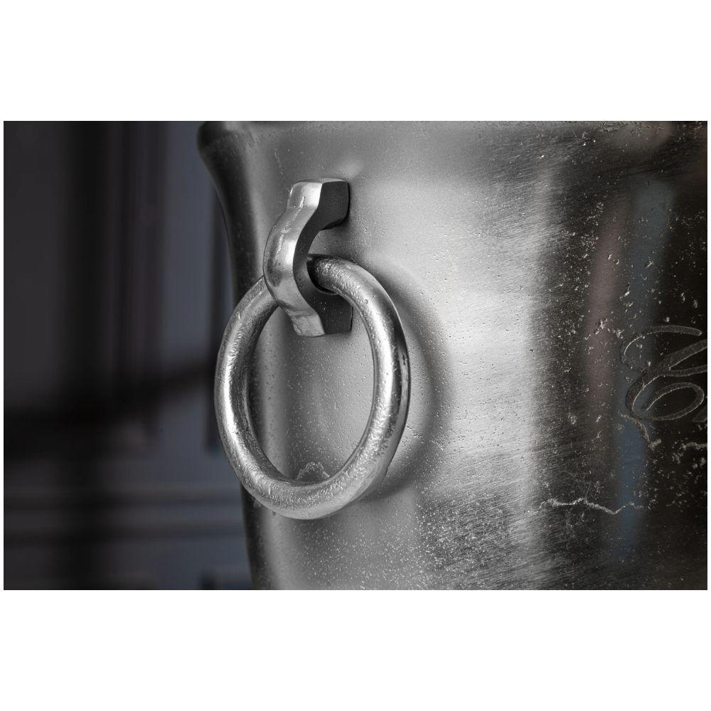 Champagner-Kühler Weinkühler 40cm Aluminium silber
