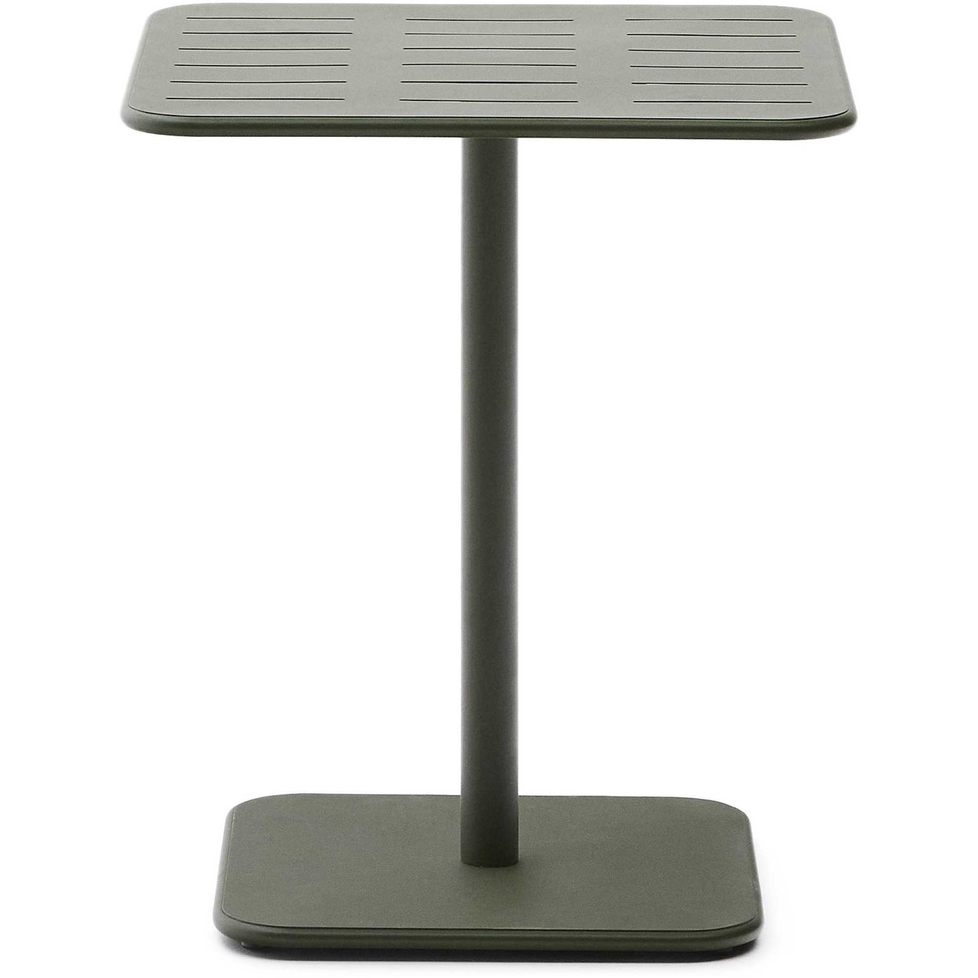 Gartentisch Bistro quadratisch Brai verzinkter Stahl grün 70x70