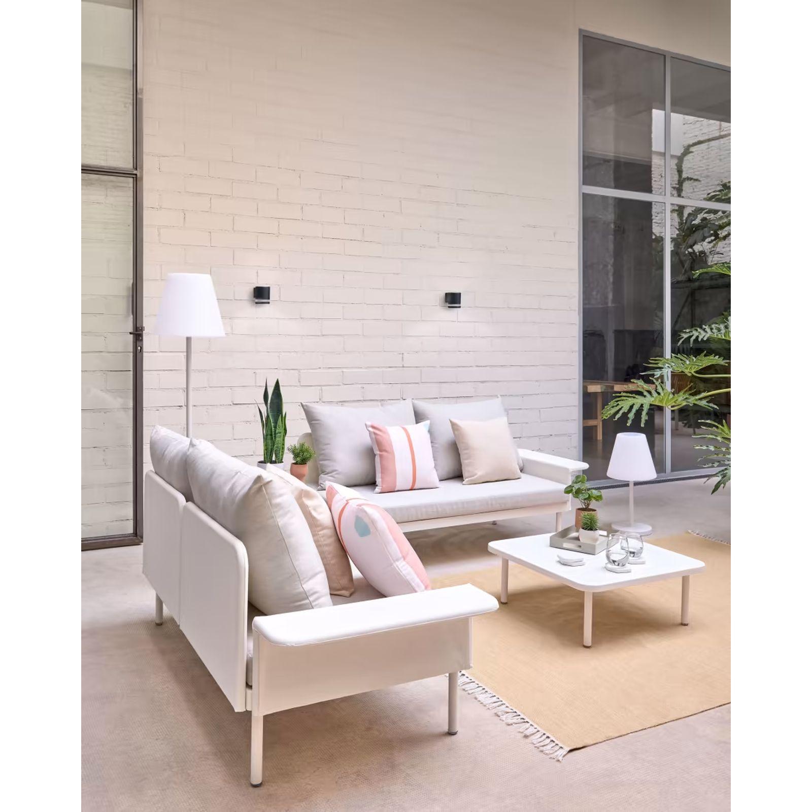 Garten Stehlampe Amy LED weiss