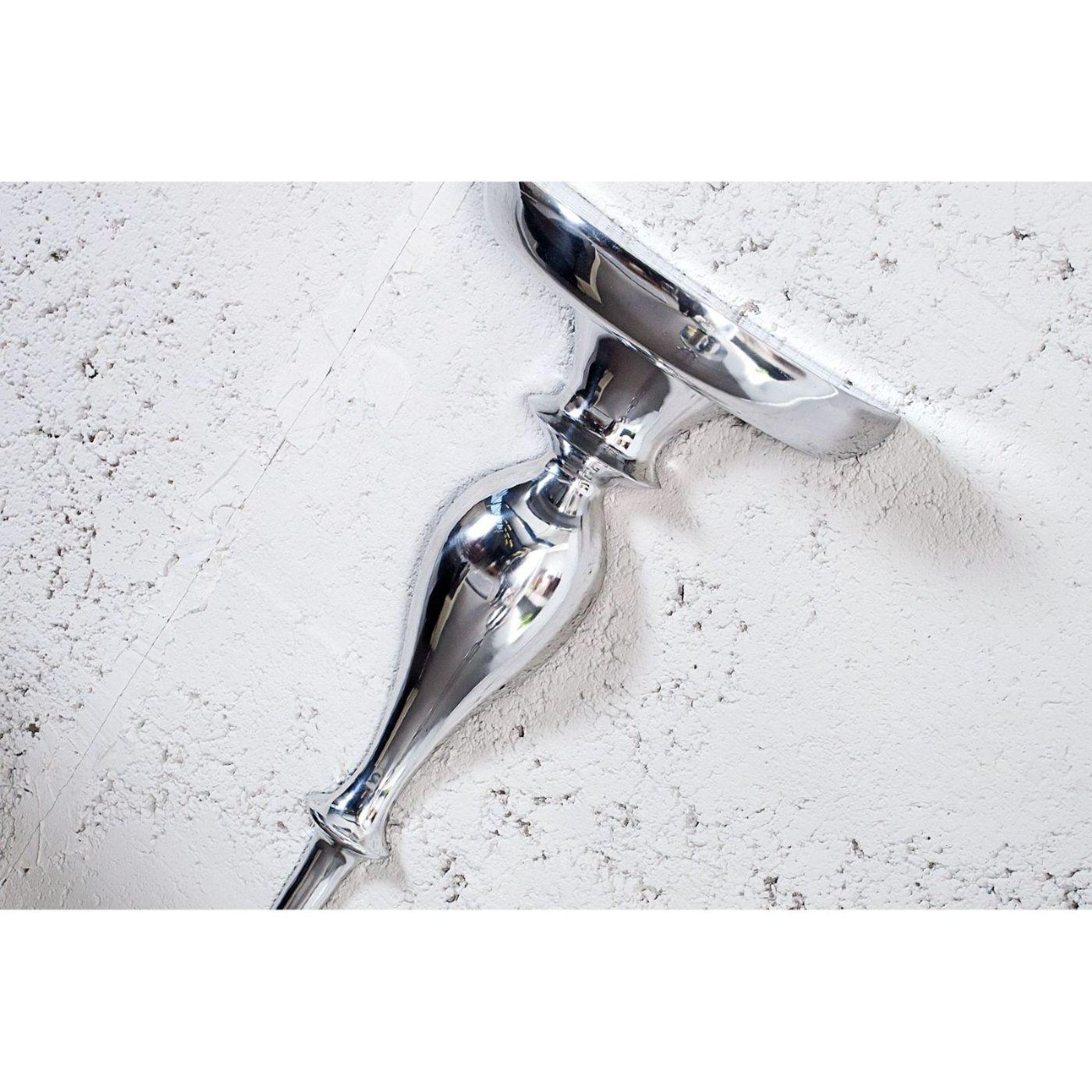 Wandkonsole Prestige Aluminium silber 80cm
