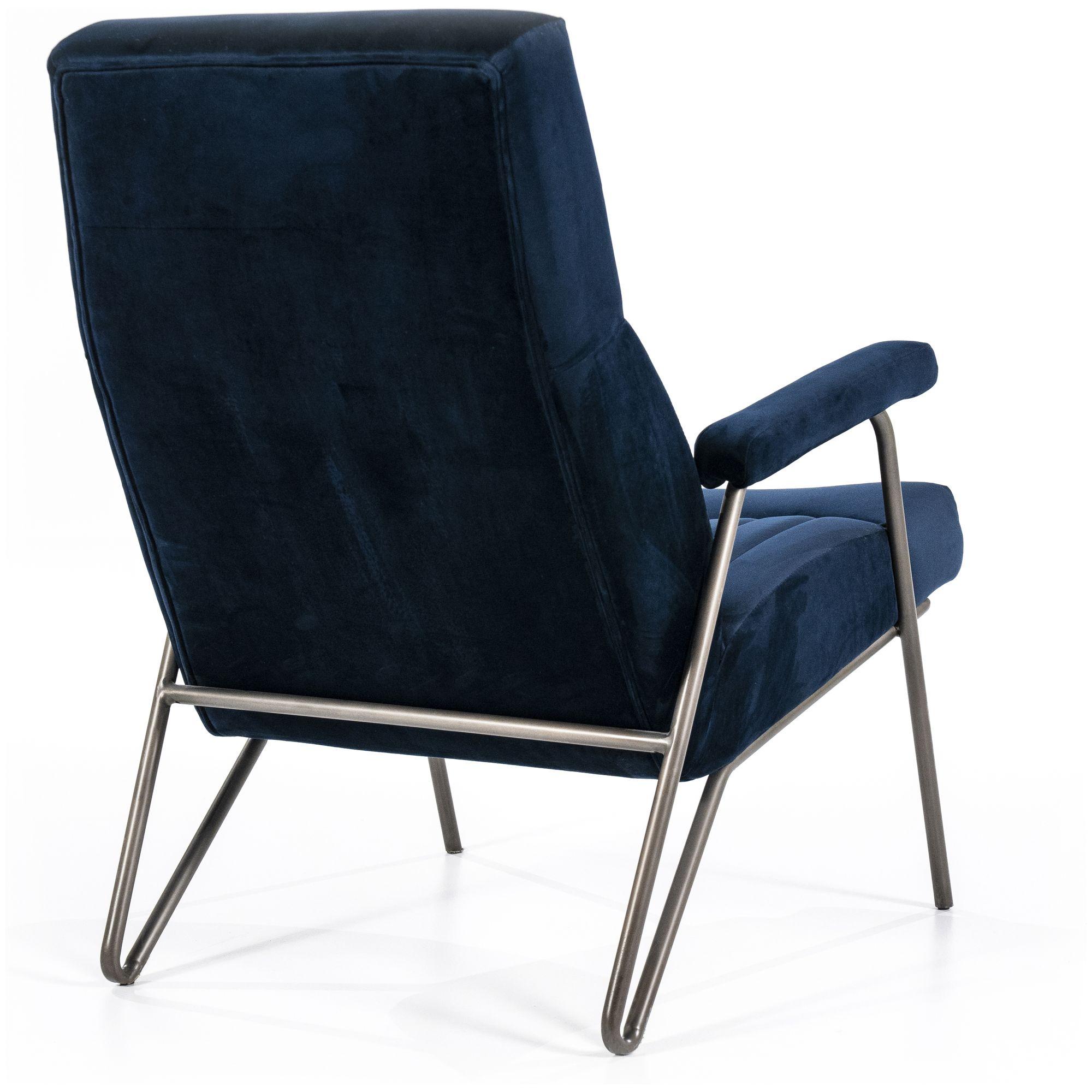 Armlehnsessel Bruce blau