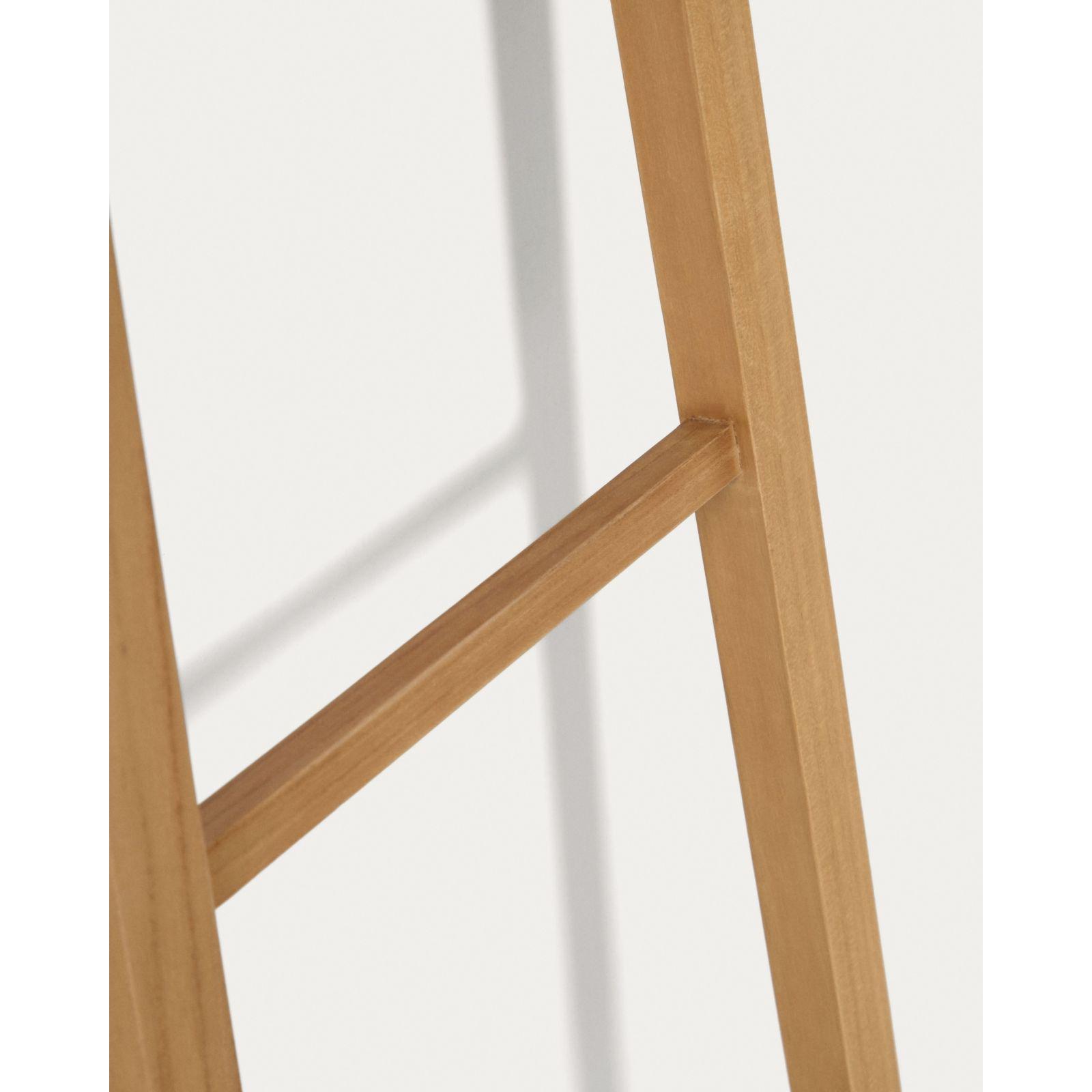Uliana Handtuchhalter aus massivem Teakholz mit natürlichem Finish 50 x 160 cm