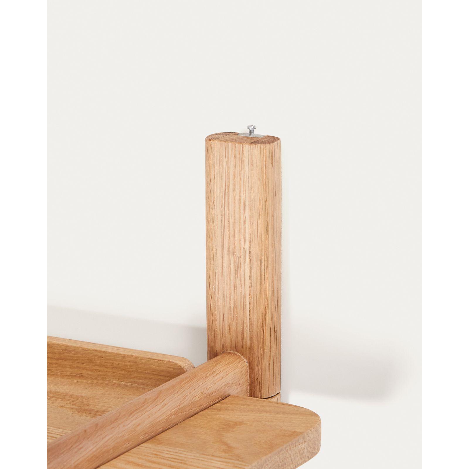 Wandregal 90 Modular Sitra Eichenholz massiv natur 1er