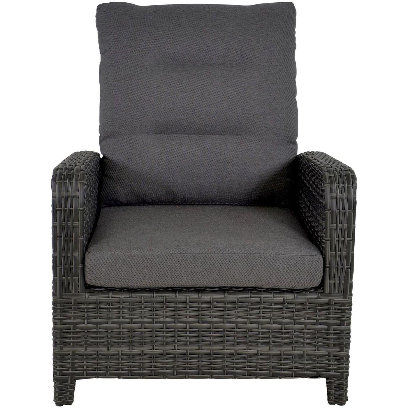 Garten Loungesessel verstellbar Poly Rattan Nino (mit Funktion)