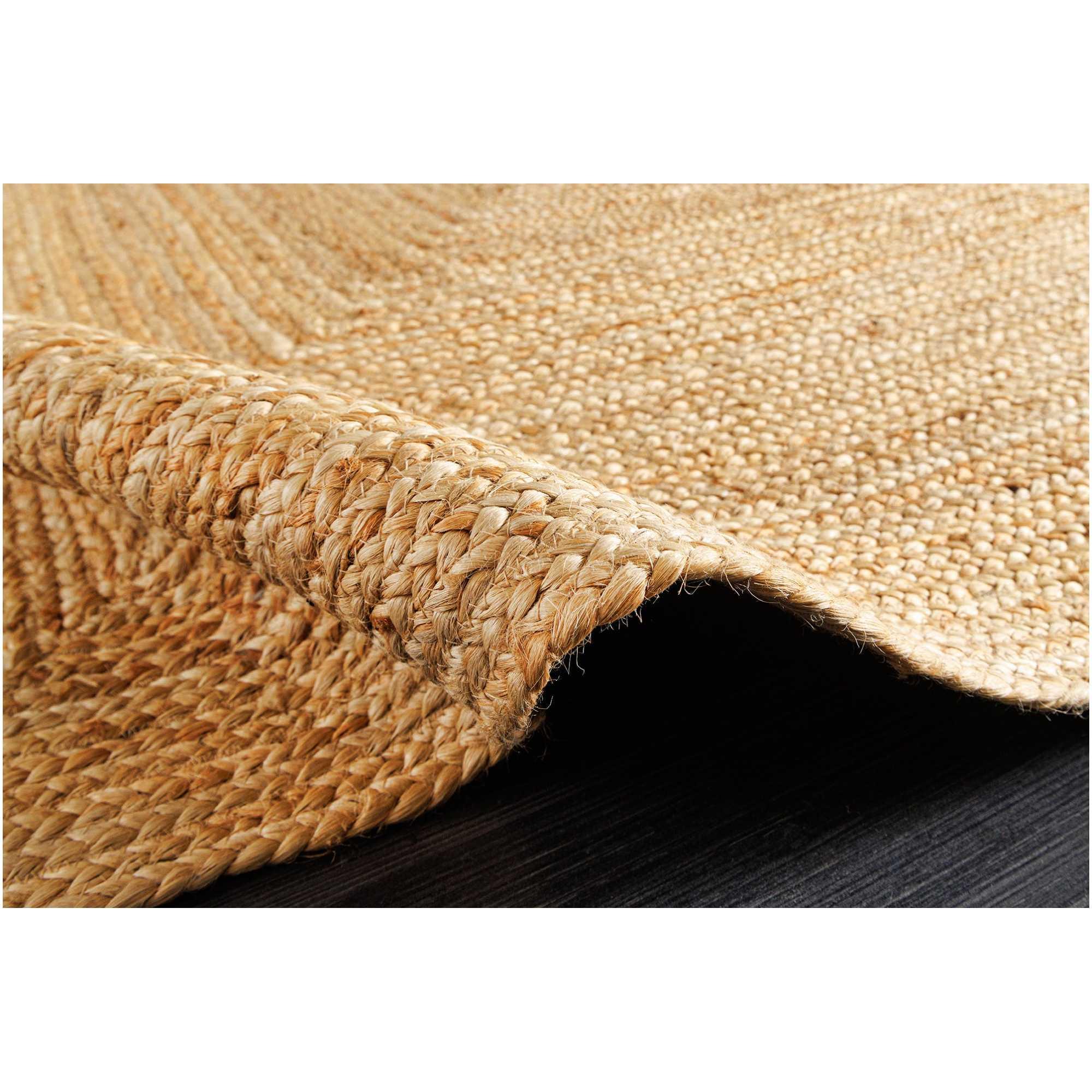 Teppich rechteckig Jute natur 160x230