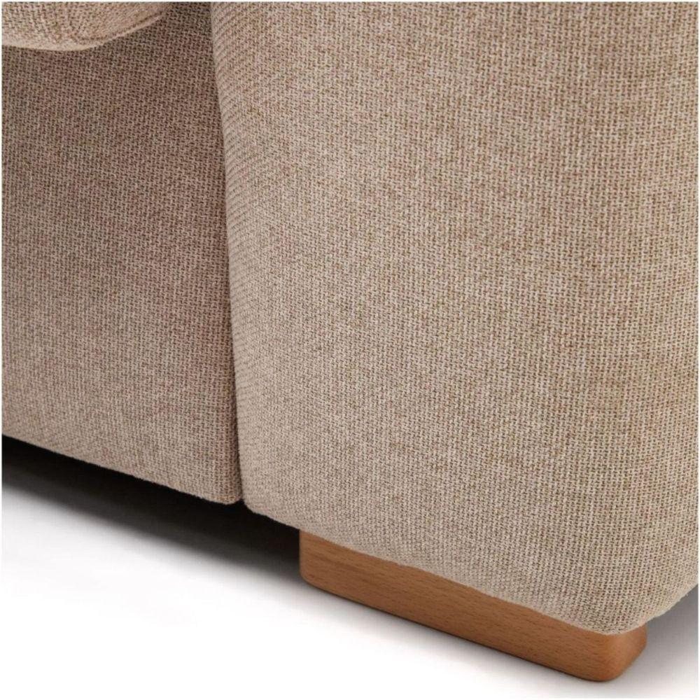 Bettsofa Anley Stoff Beige - Breite: 204cm