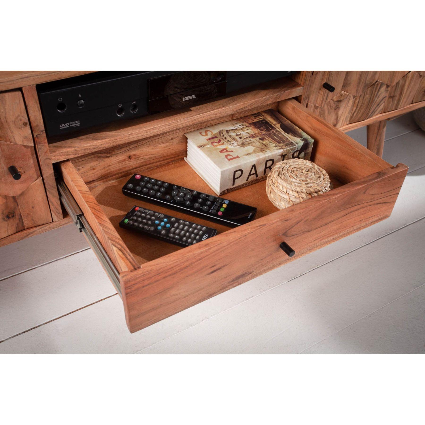 TV Board Beehive II 140cm Akazie
