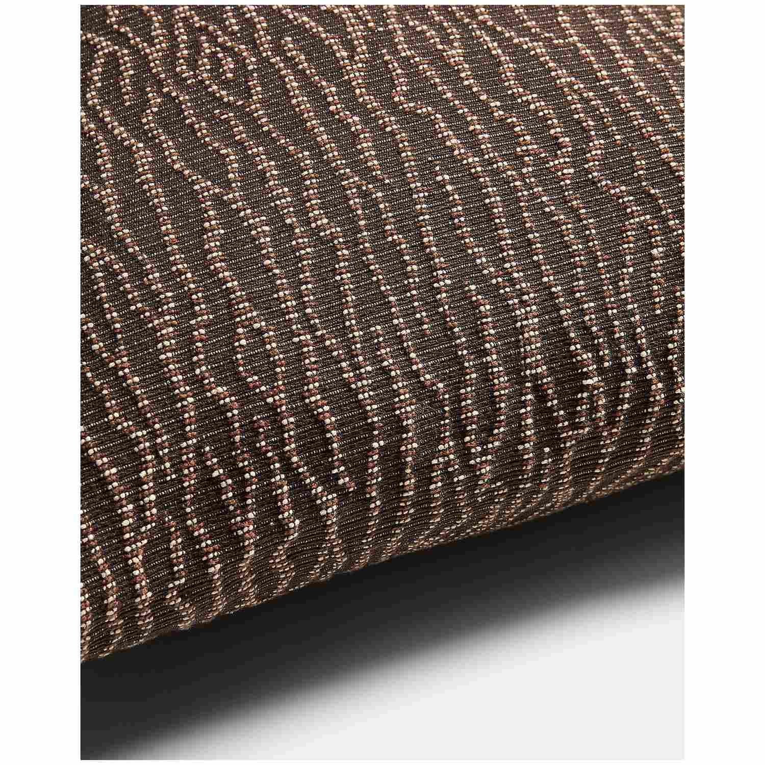 Kissenbezug Alnori aus 100 % Baumwolle mit Jacquard-Muster braun 50 x 50 cm