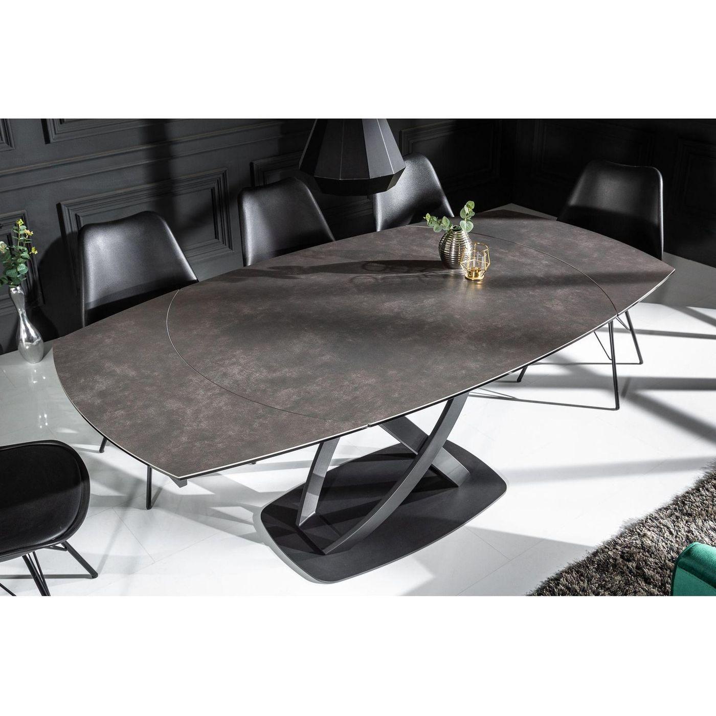 Ausziehtisch Conception 130-190x100 Keramik anthrazit