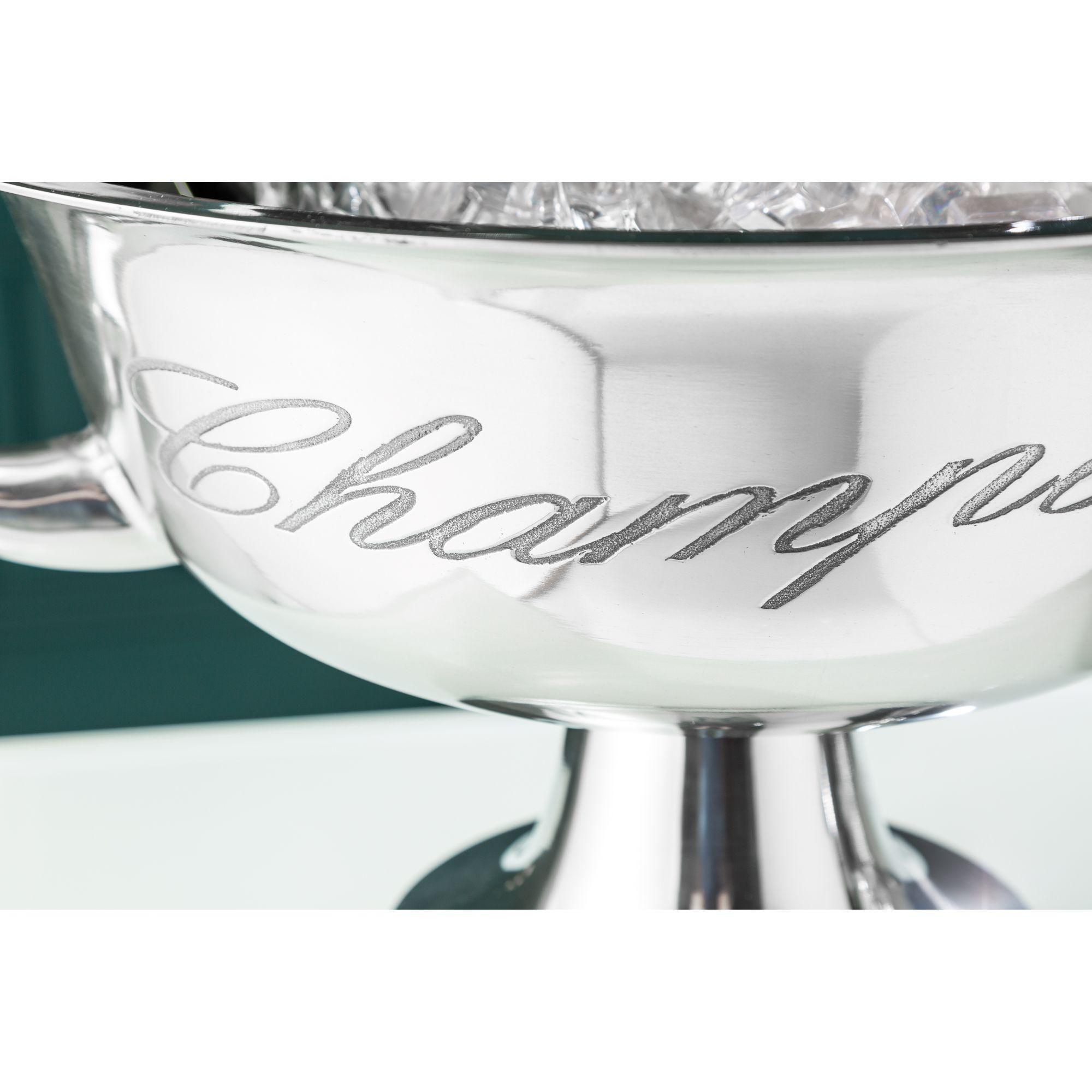 Champagner-Kühler Weinkühler Champagne 65cm Aluminium silber