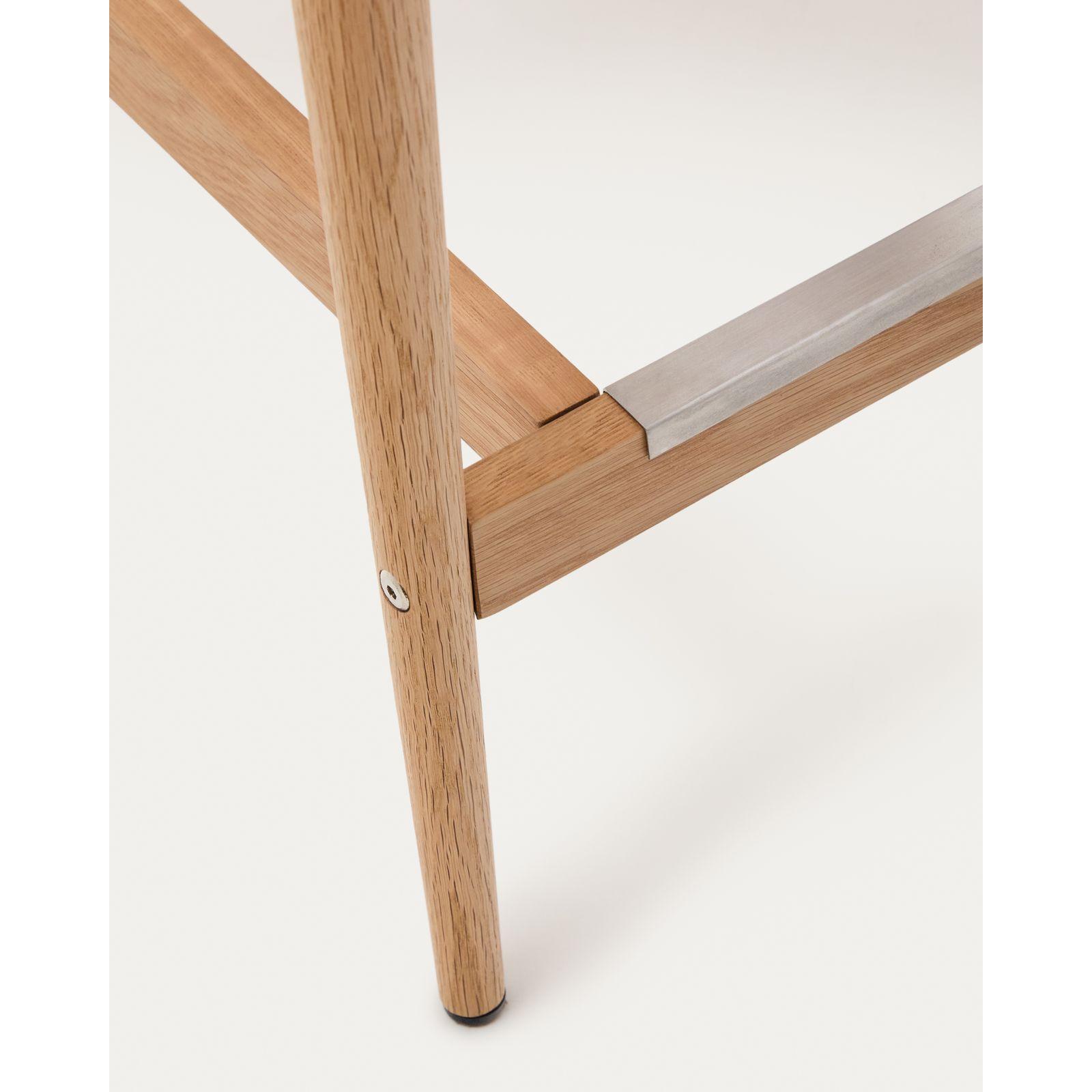 Barhocker Analy Eichenholz massiv natur Sitzhöhe 70 100% FSC