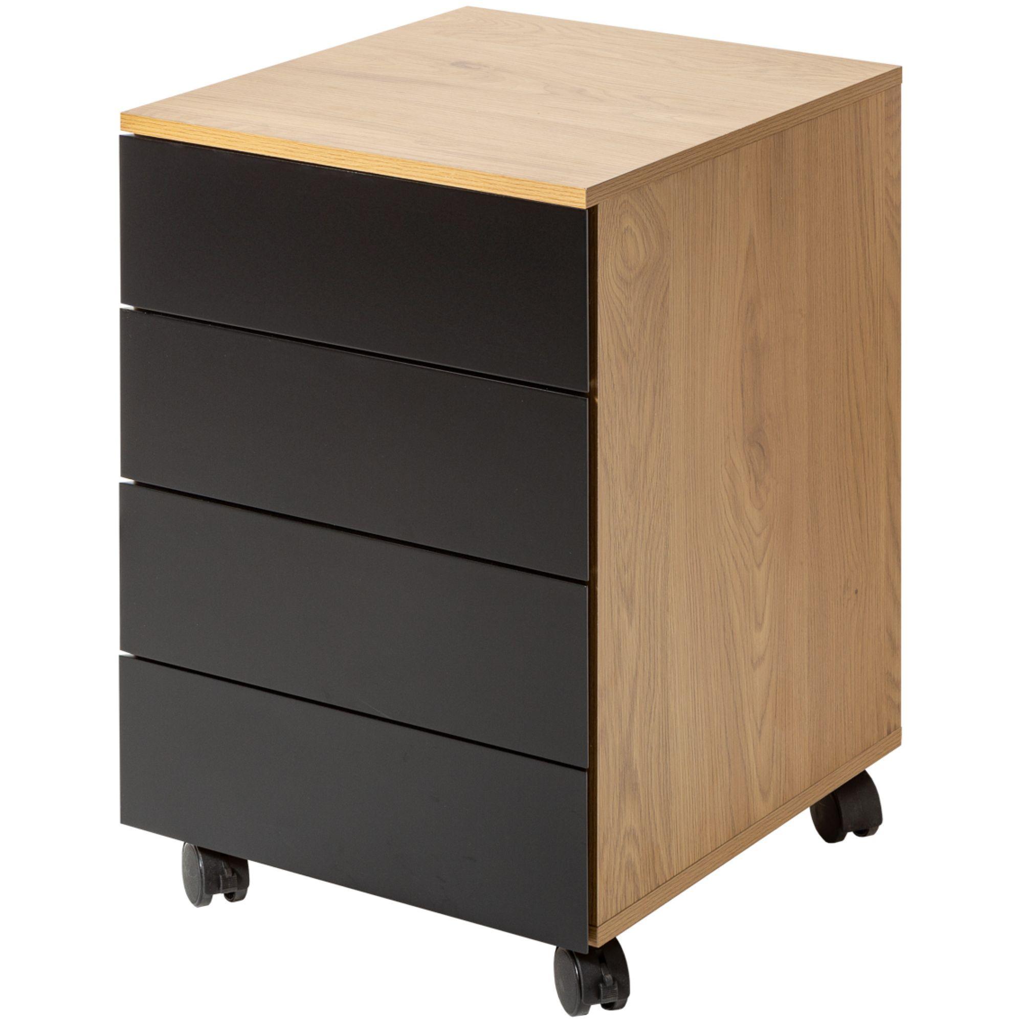 Rollcontainer Basic Eiche-Optik